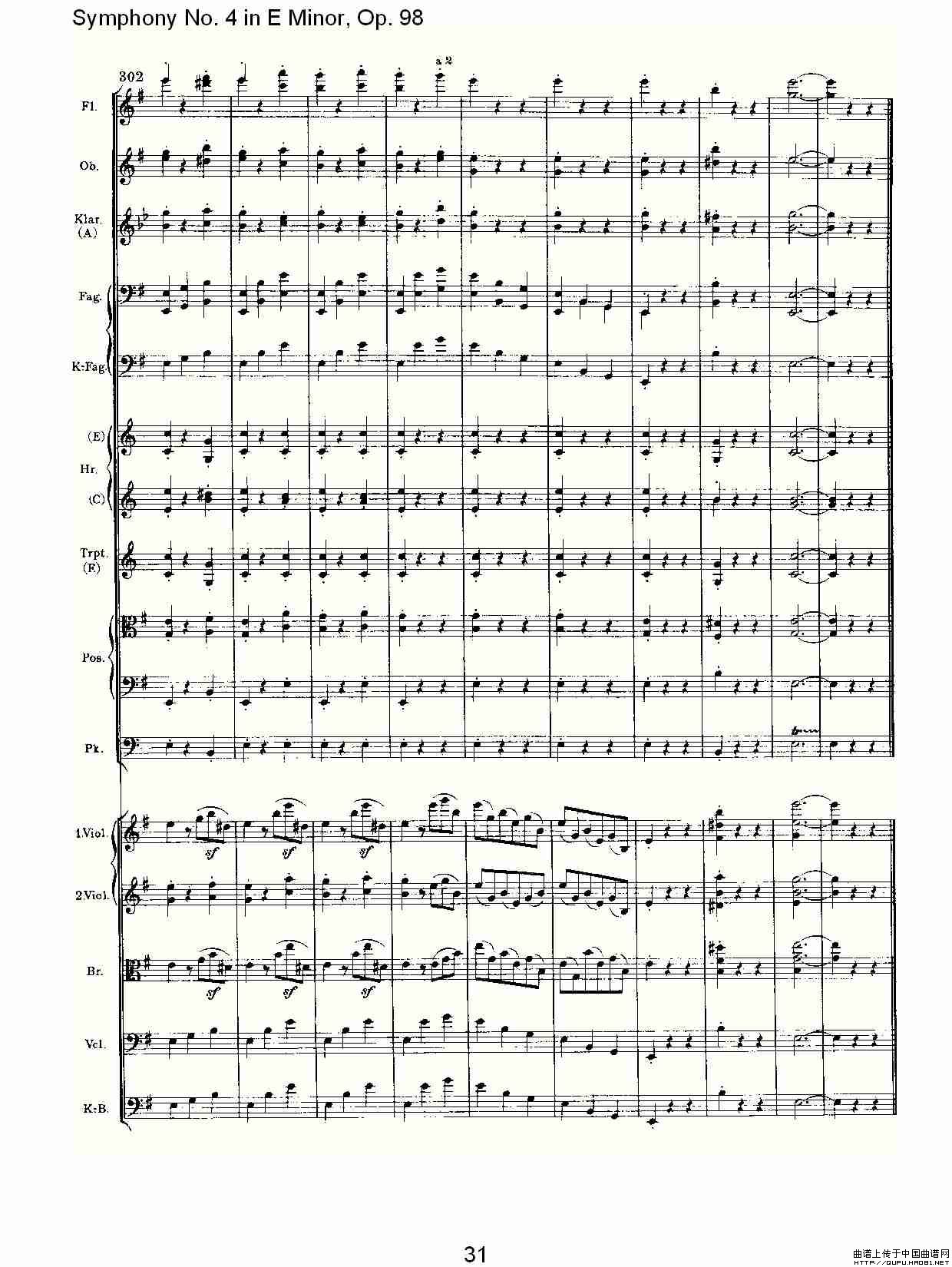 E小调第四交响曲, Op.98 第四乐章其它曲谱（图16）