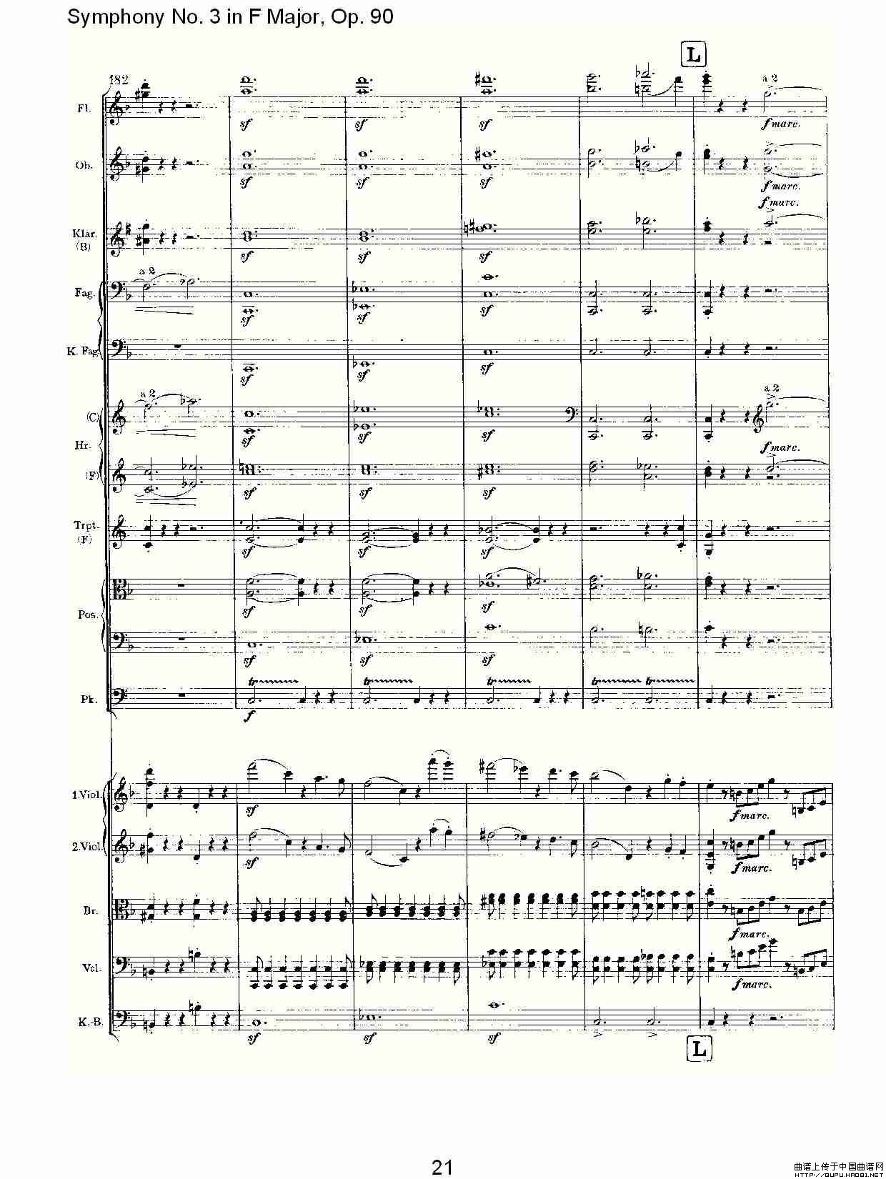 F大调第三交响曲, Op.90第一乐章其它曲谱（图11）
