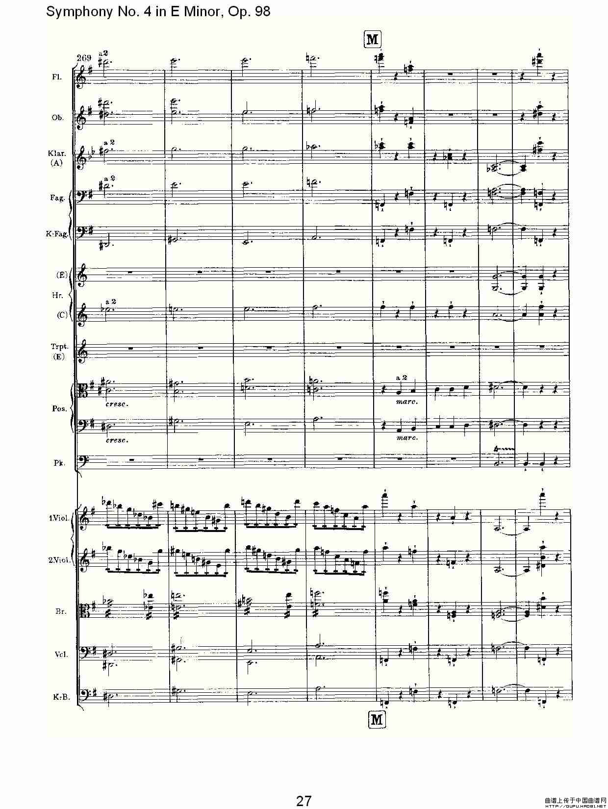 E小调第四交响曲, Op.98 第四乐章其它曲谱（图14）