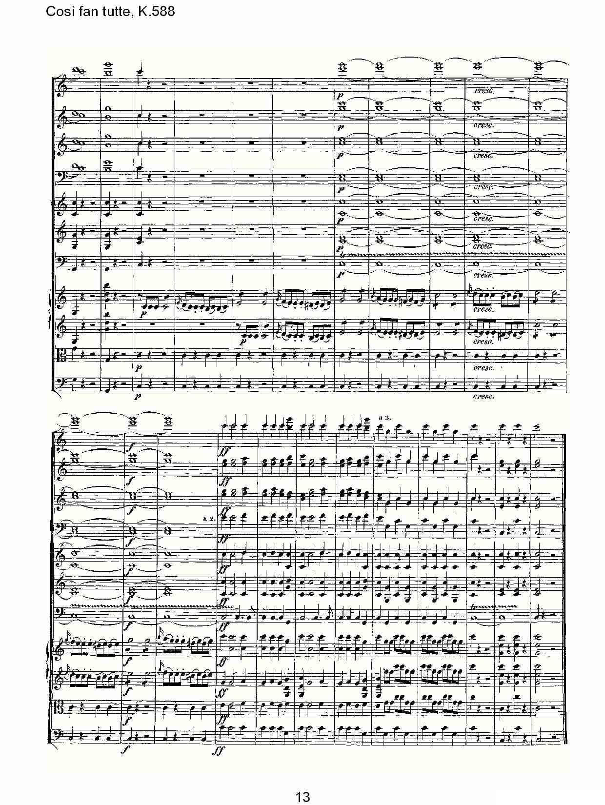 Cosě fan tutte, K.588其它曲谱（图13）