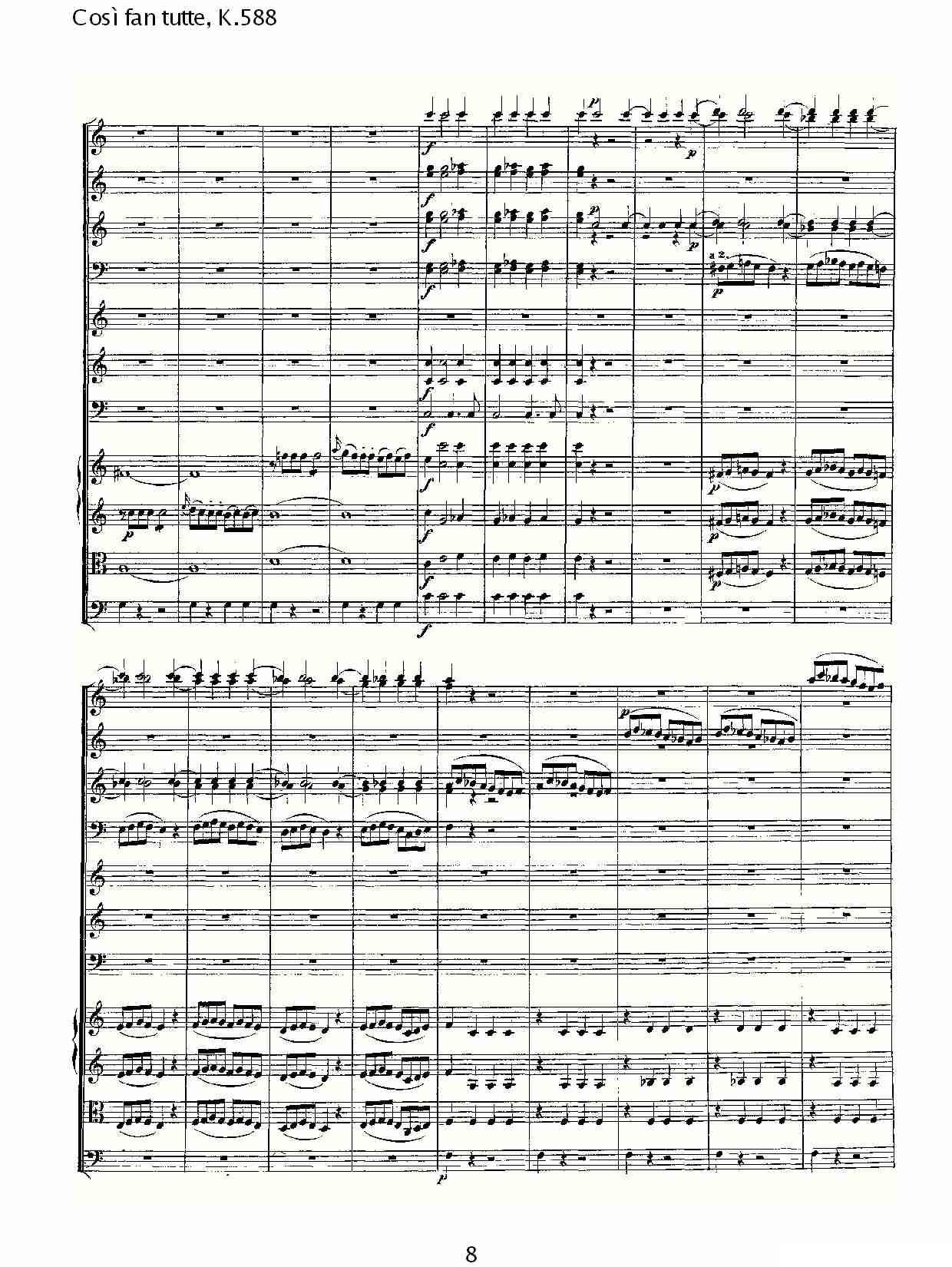 Cosě fan tutte, K.588其它曲谱（图8）