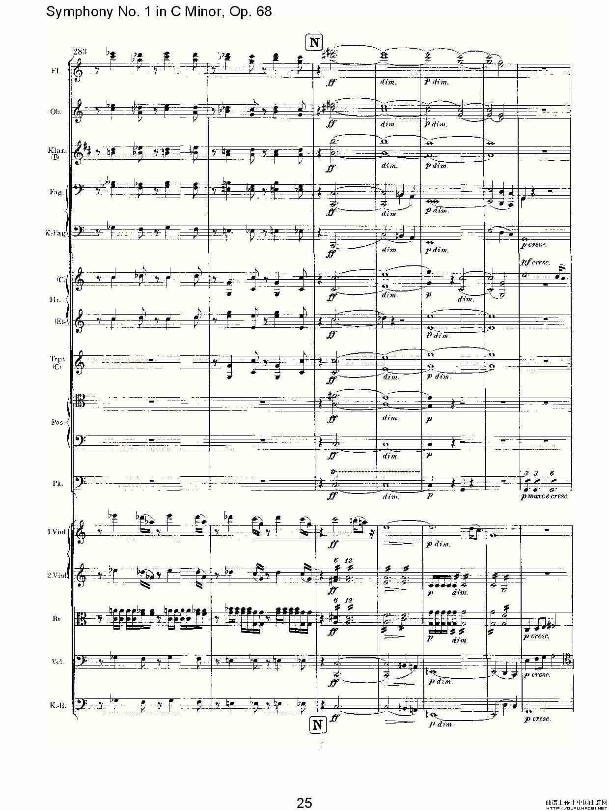 C小调第一交响曲, Op.68 第四乐章（一）其它曲谱（图13）