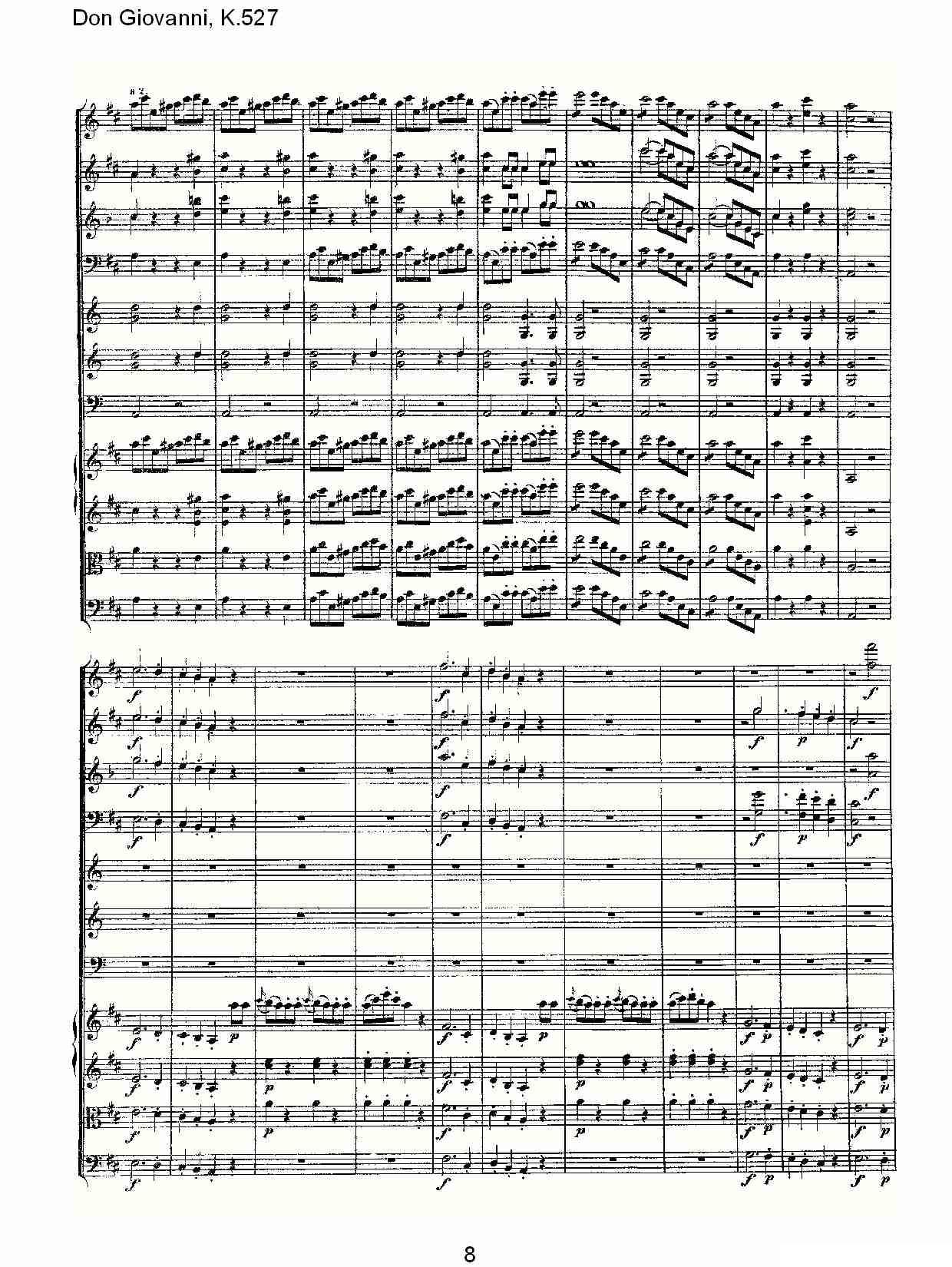 Don Giovanni, K.527其它曲谱（图8）