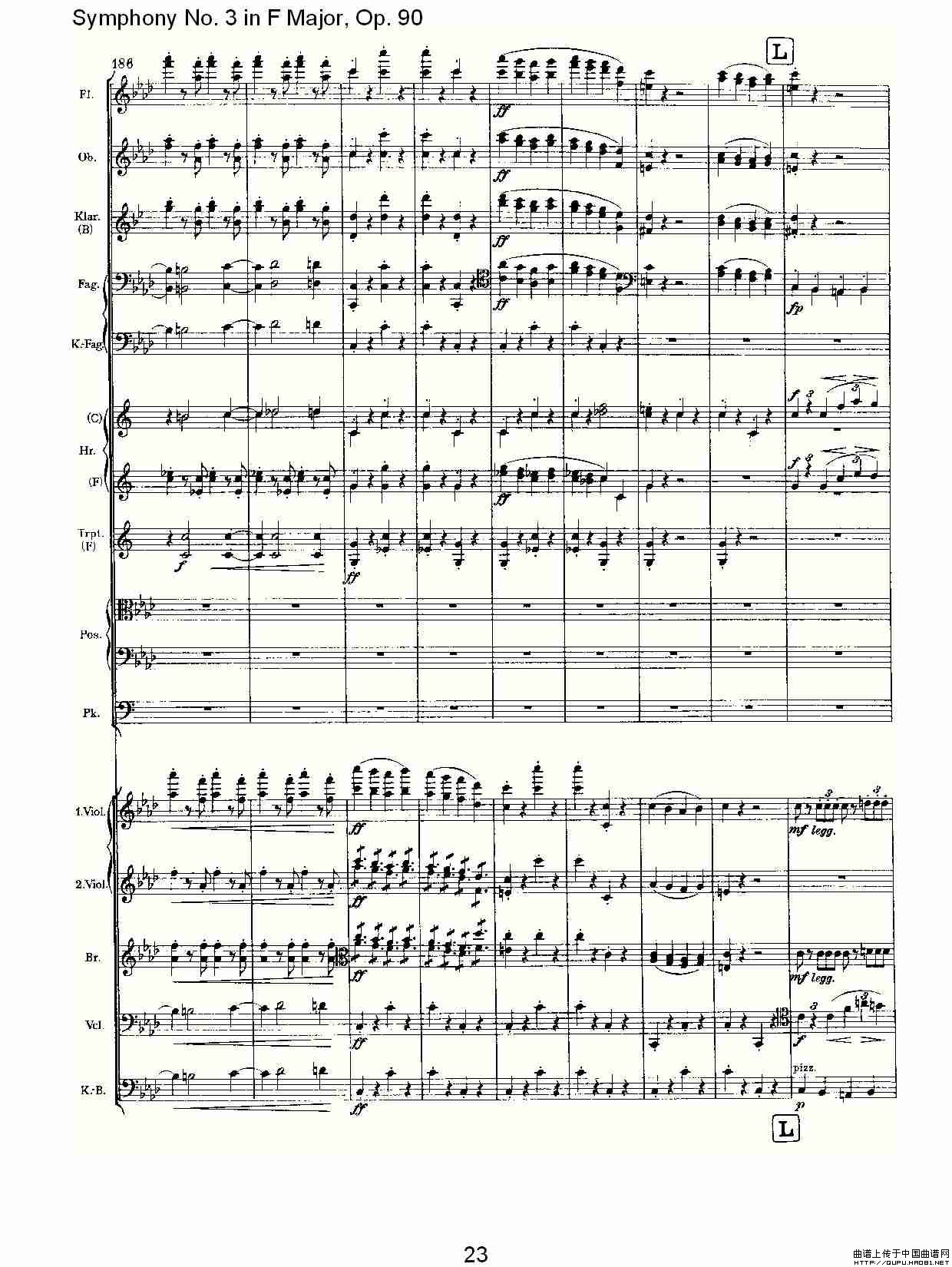 F大调第三交响曲, Op.90第四乐章其它曲谱（图12）