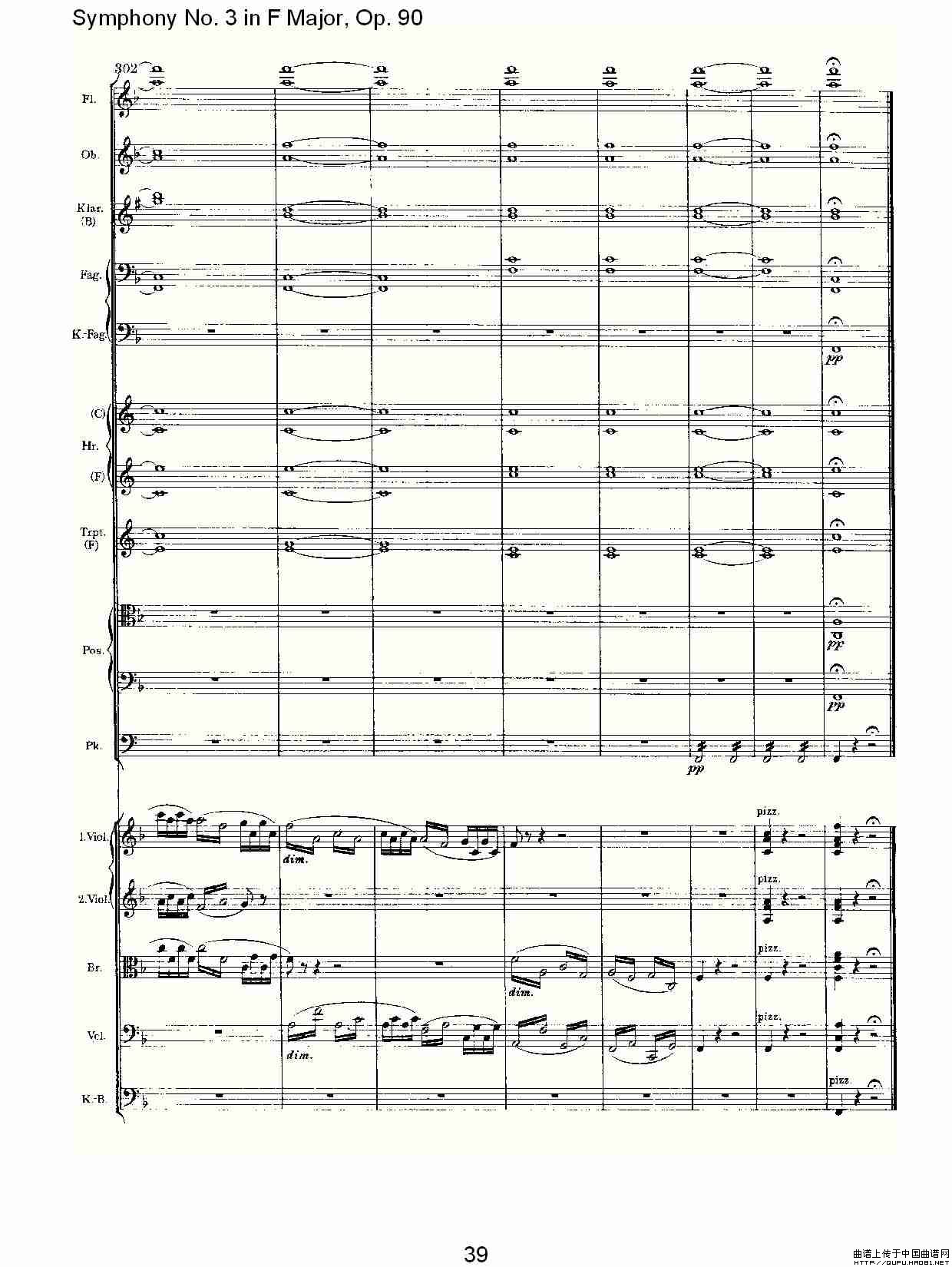 F大调第三交响曲, Op.90第四乐章其它曲谱（图20）
