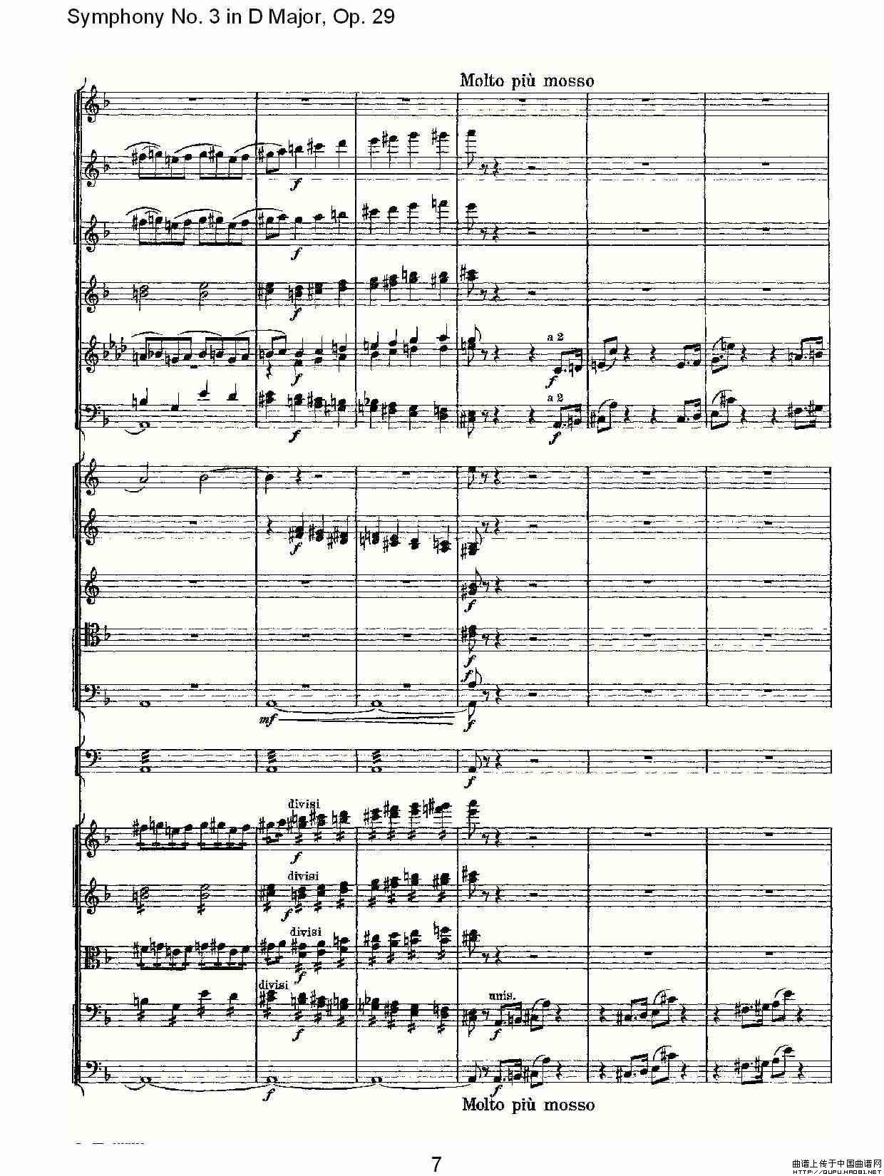 D大调第三交响曲,  Op.29 第一乐章（一）其它曲谱（图4）