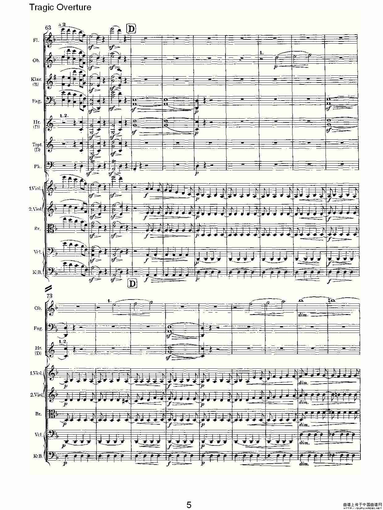 Tragic Overture   悲惨的前奏曲其它曲谱（图3）