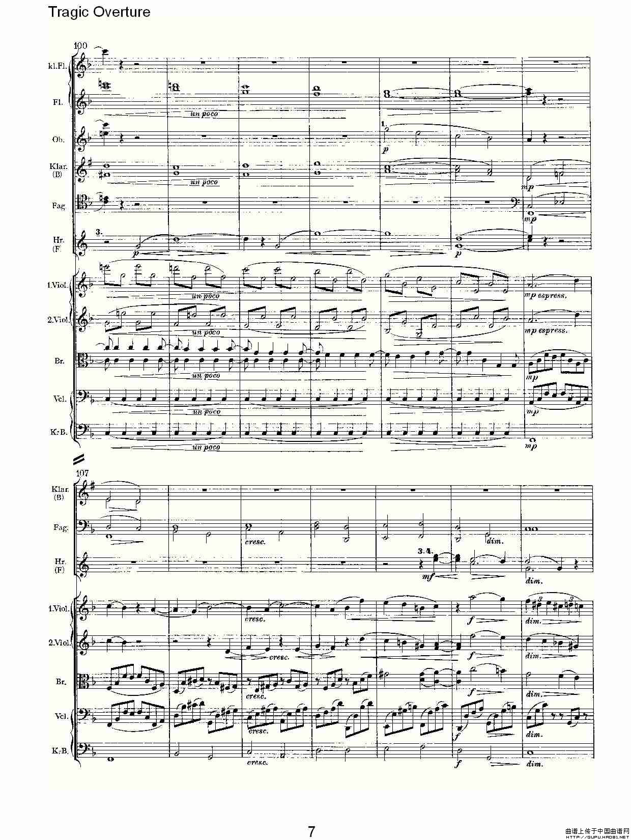 Tragic Overture   悲惨的前奏曲其它曲谱（图4）