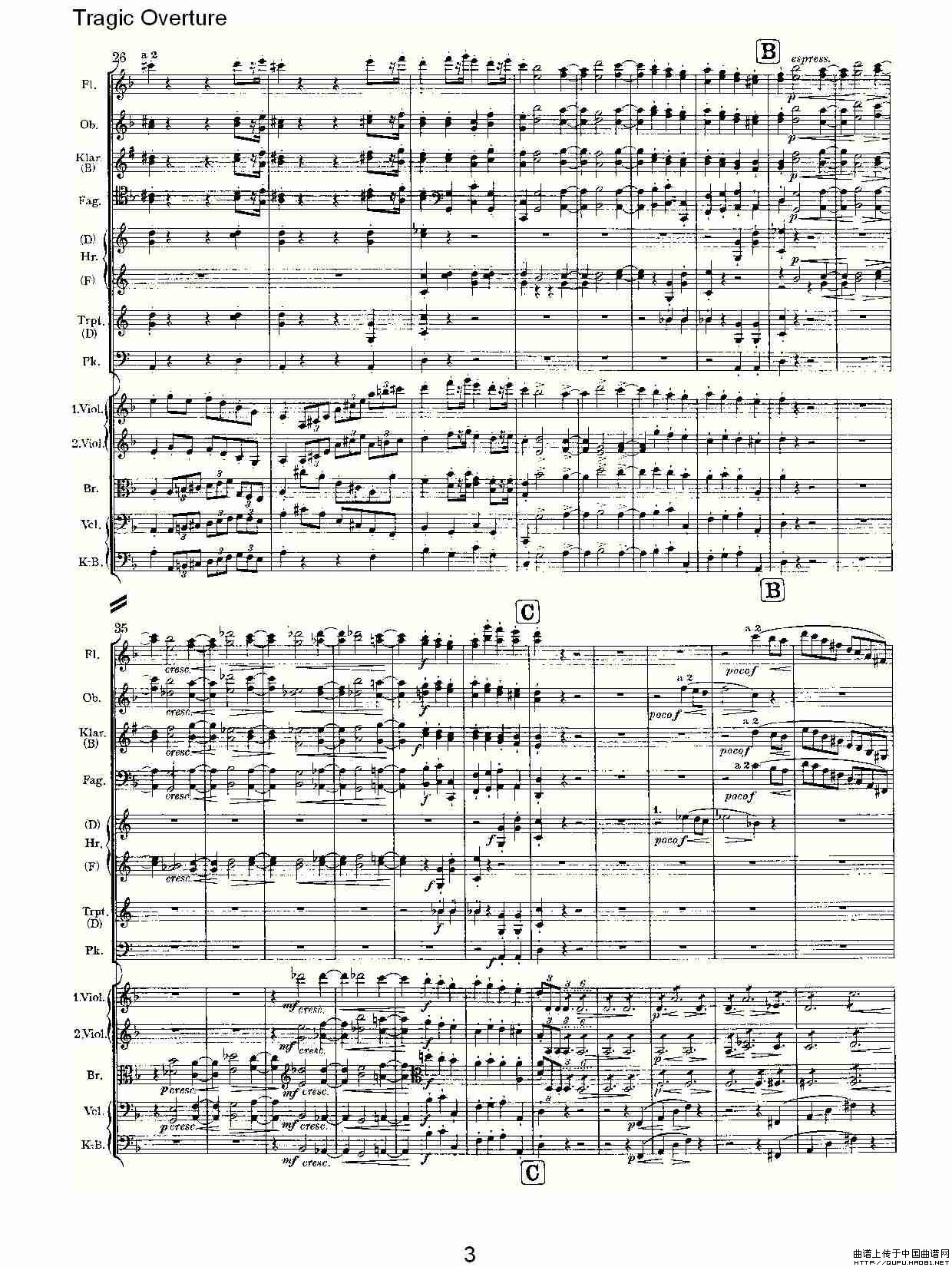 Tragic Overture   悲惨的前奏曲其它曲谱（图2）