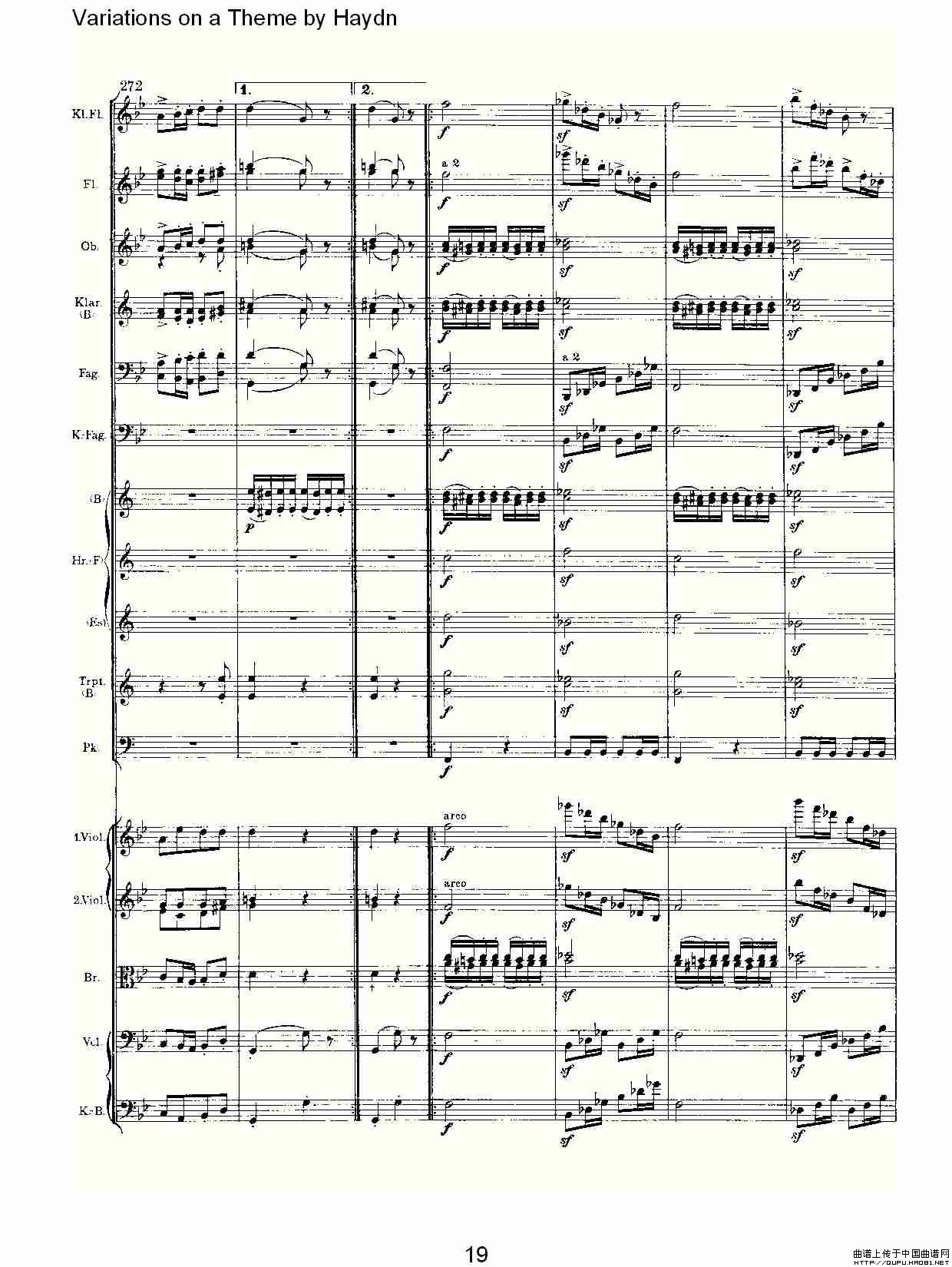 Variations on a Theme by Haydn   海顿主旋律变奏曲（一）其它曲谱（图10）