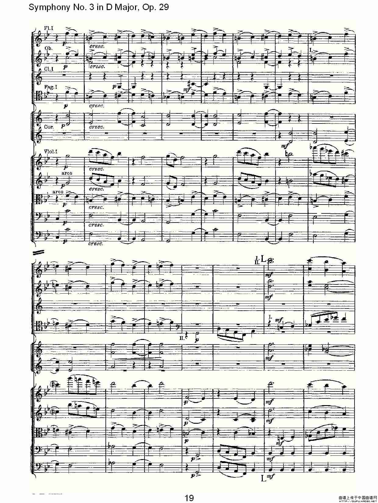 D大调第三交响曲,  Op.29 第二乐章其它曲谱（图10）