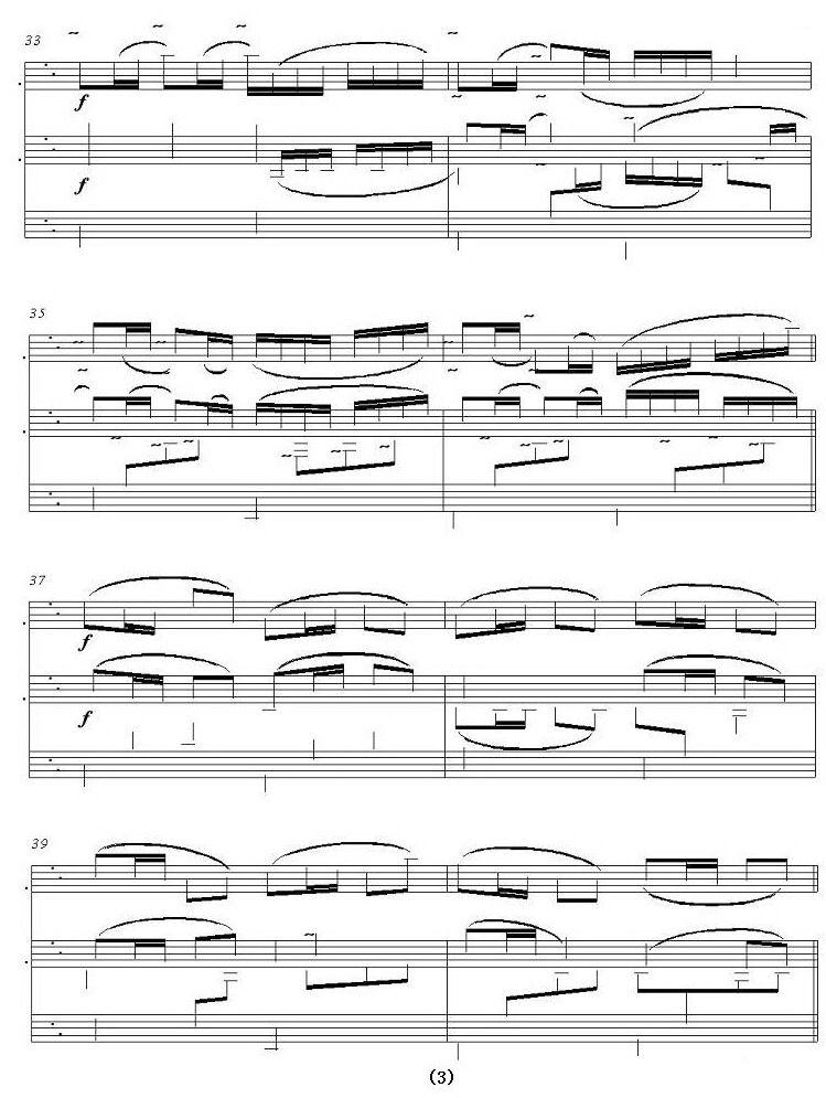 Canon in D（长笛+钢琴）其它曲谱（图3）