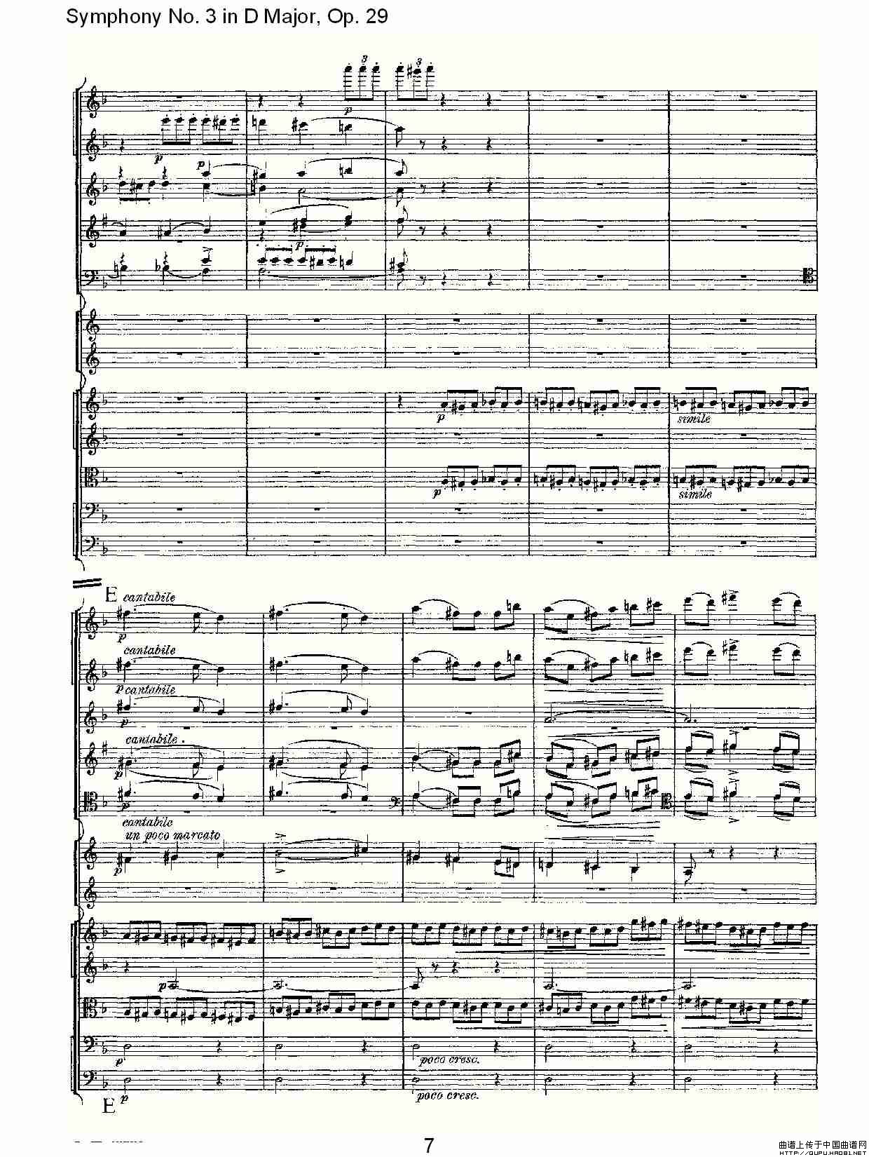 D大调第三交响曲,  Op.29 第三乐章其它曲谱（图4）
