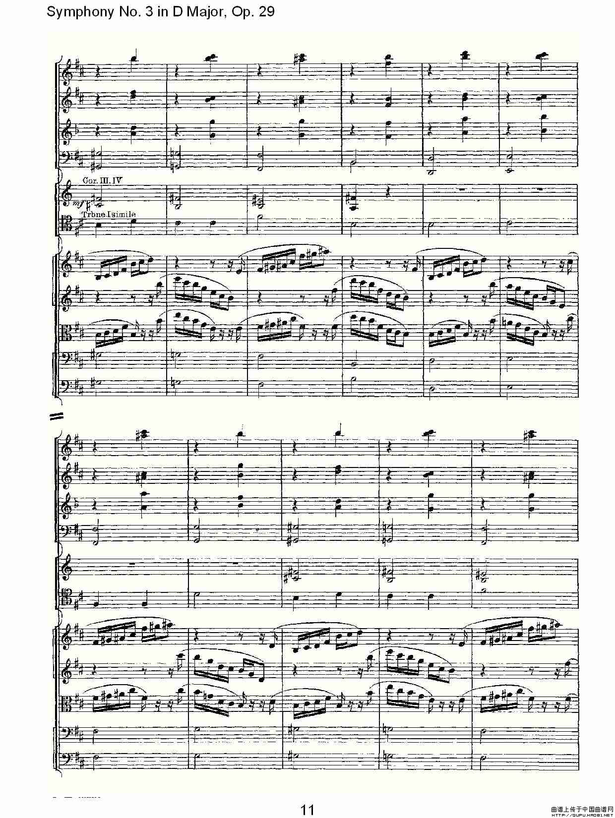 D大调第三交响曲,  Op.29 第四乐章其它曲谱（图6）