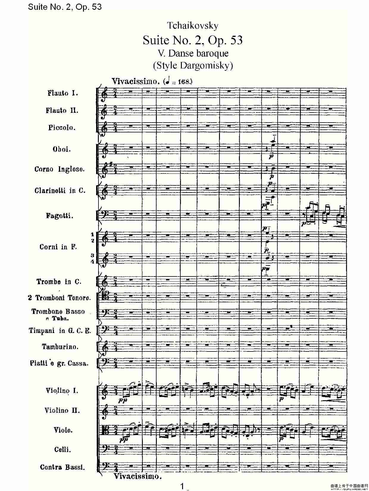 Suite No. 2, Op.53  第二套曲,Op.53第五乐章其它曲谱（图1）