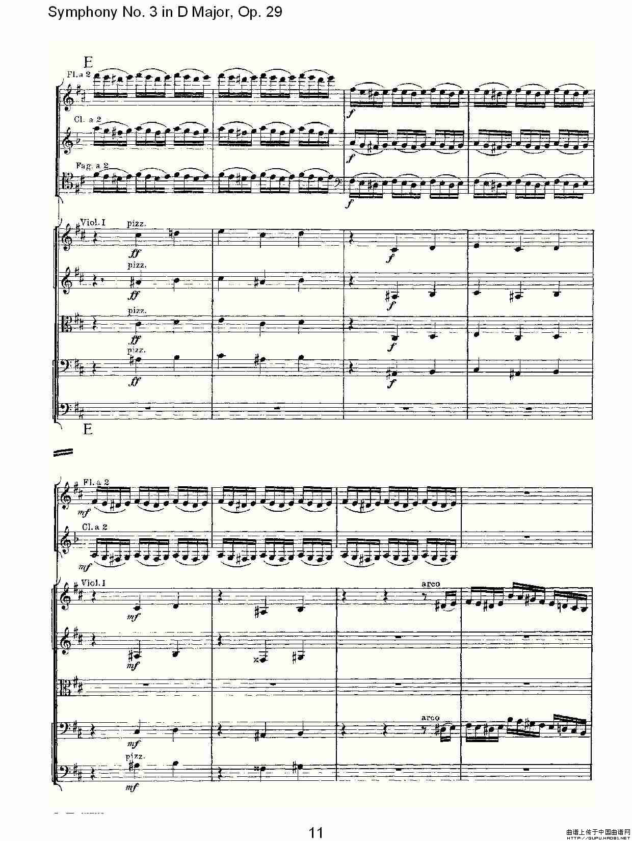 D大调第三交响曲,  Op.29 第五乐章（一）其它曲谱（图6）