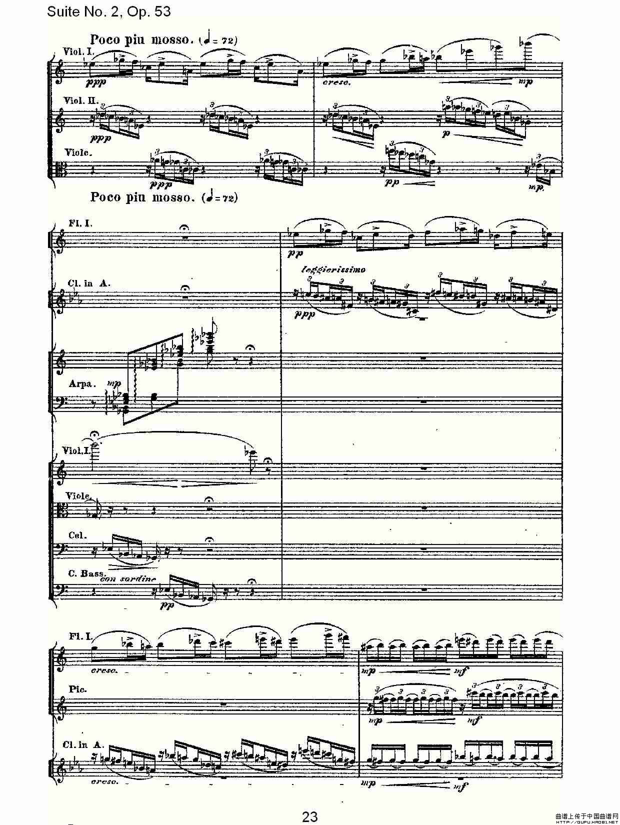 Suite No. 2, Op.53  第二套曲,Op.53第四乐章其它曲谱（图12）