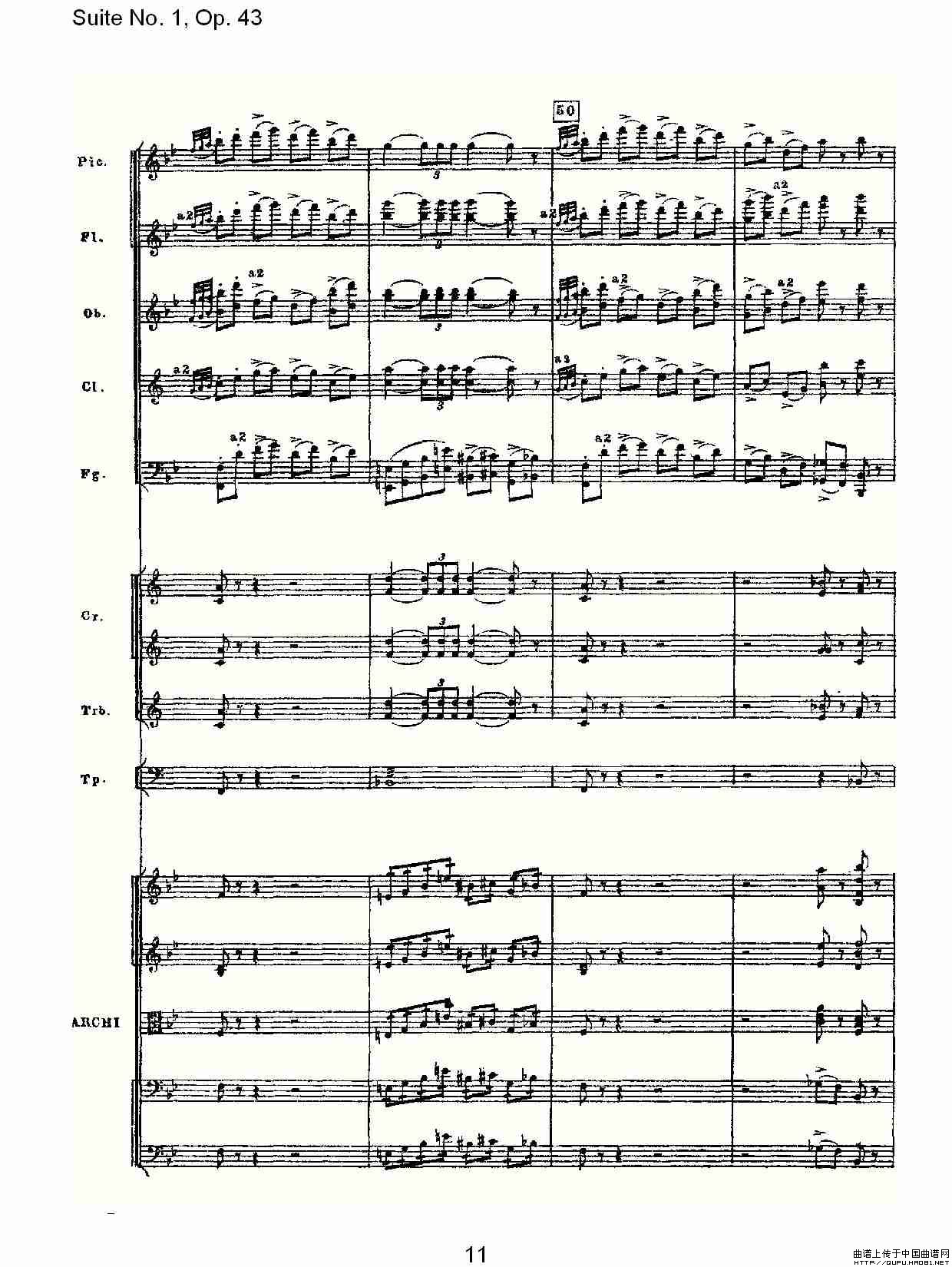 Suite No.1, Op.43   第一套曲,Op.43第五乐章（一）其它曲谱（图6）