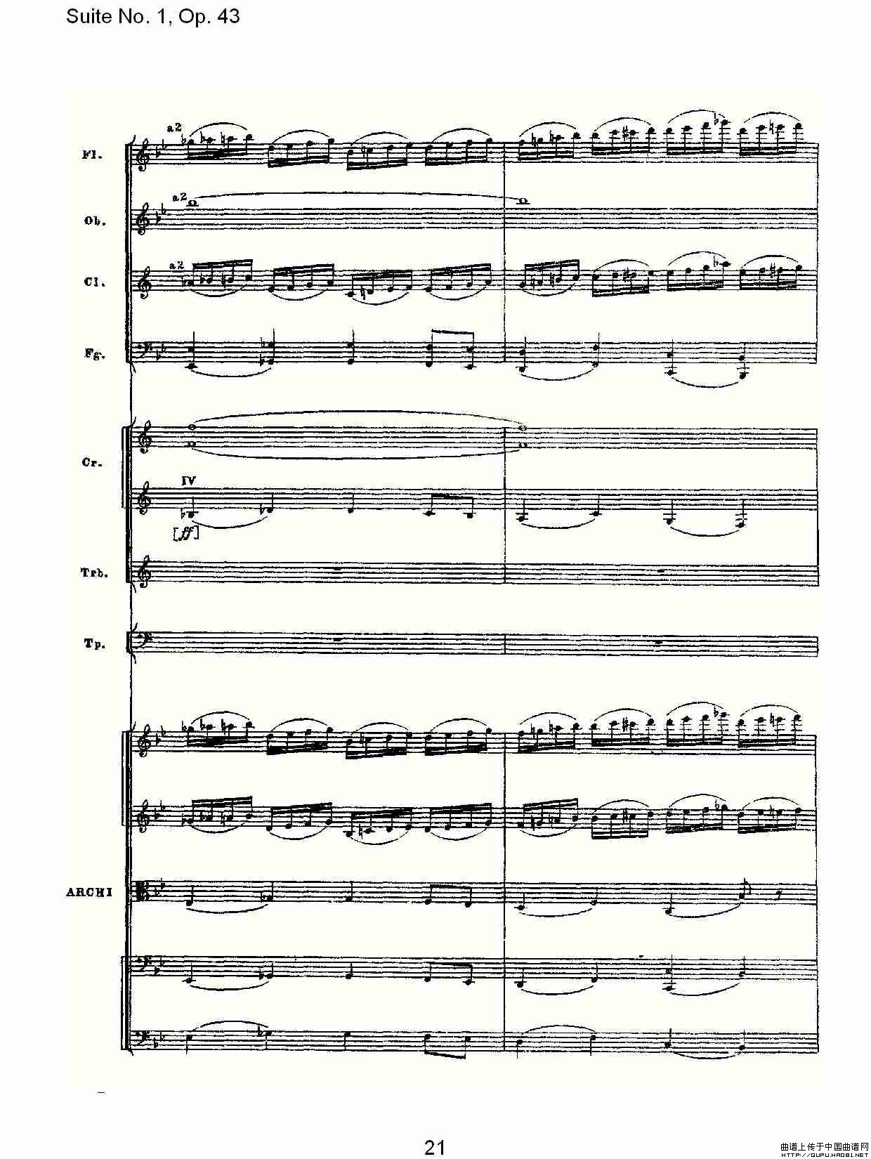 Suite No.1, Op.43   第一套曲,Op.43第五乐章（一）其它曲谱（图11）