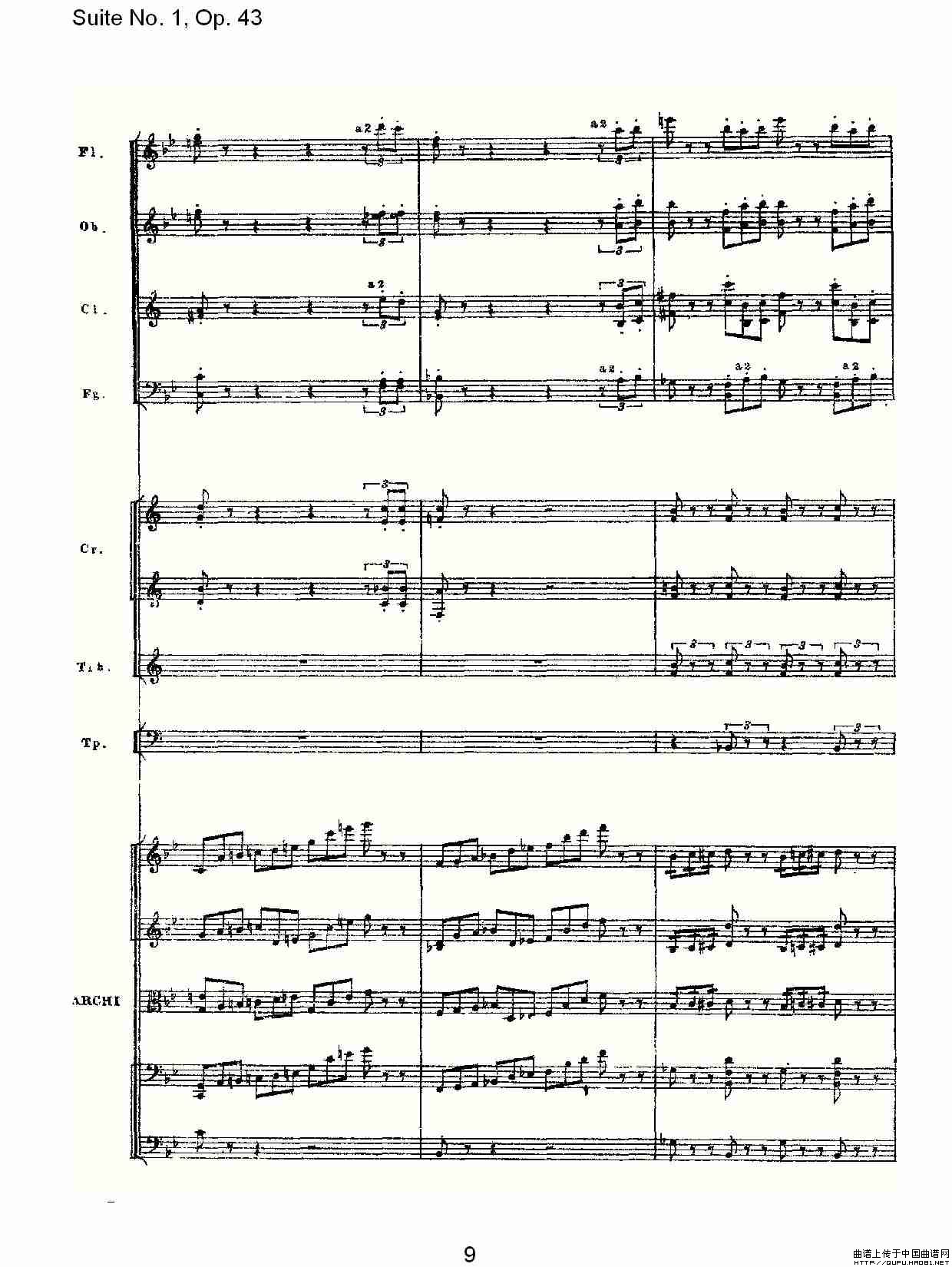 Suite No.1, Op.43   第一套曲,Op.43第五乐章（一）其它曲谱（图5）