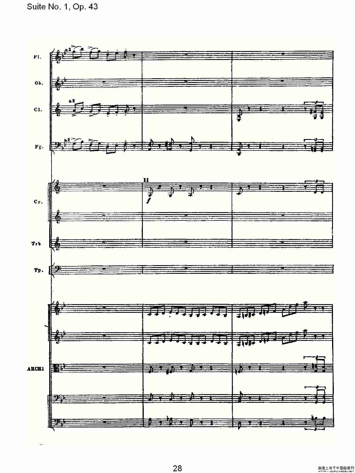 Suite No.1, Op.43   第一套曲,Op.43第五乐章（一）其它曲谱（图15）
