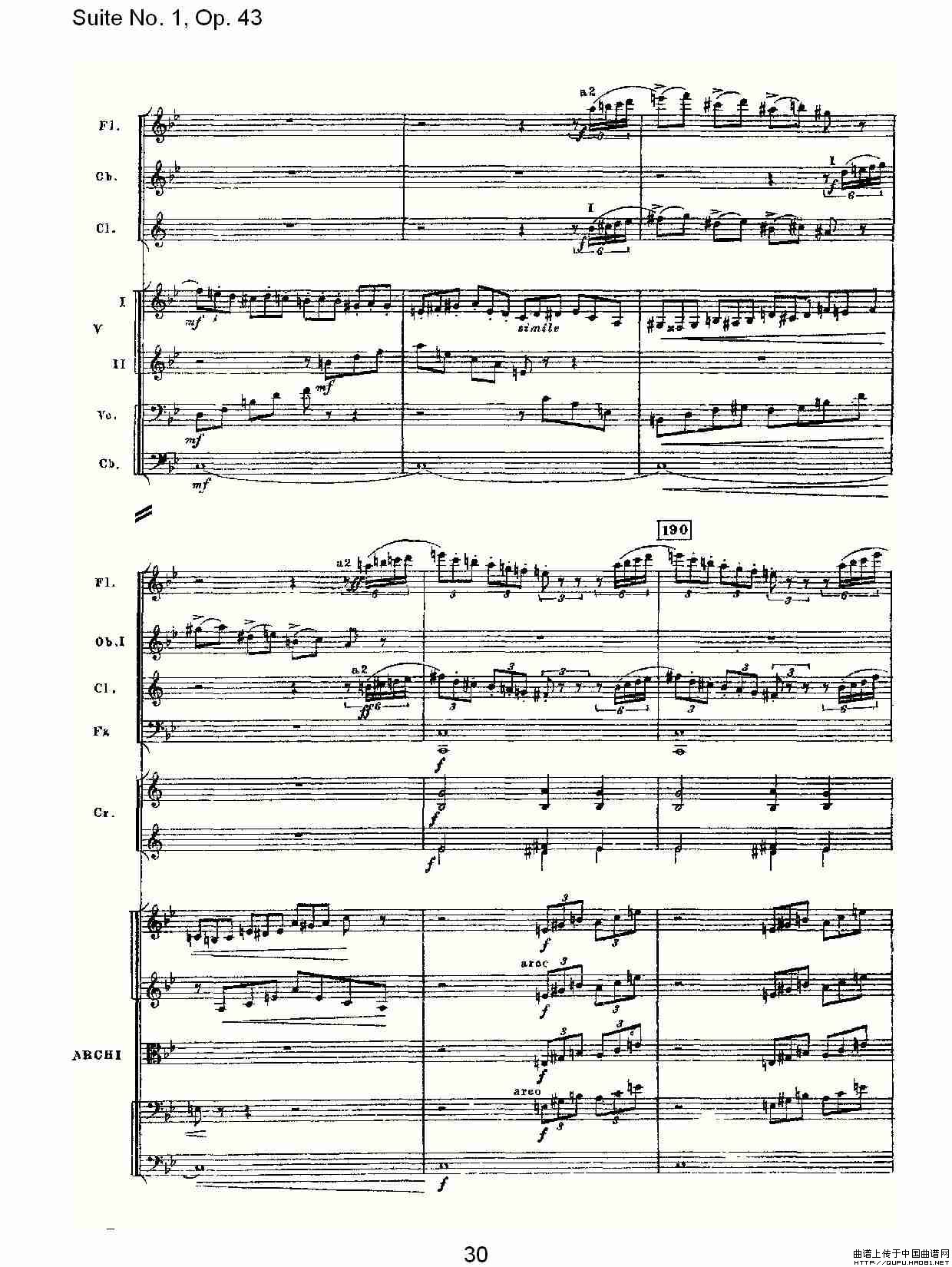 Suite No.1, Op.43   第一套曲,Op.43第五乐章（一）其它曲谱（图16）