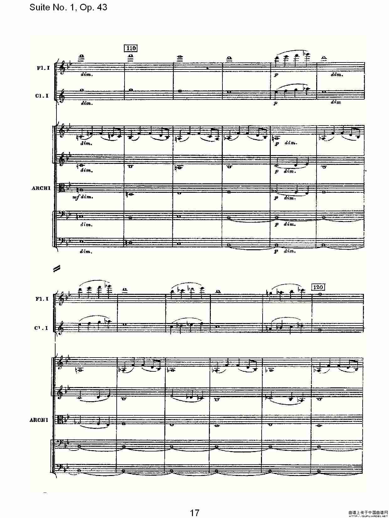 Suite No.1, Op.43   第一套曲,Op.43第五乐章（一）其它曲谱（图9）