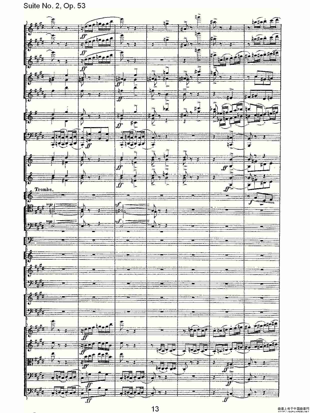 Suite No. 2, Op.53  第二套曲,Op.53第三乐章其它曲谱（图7）