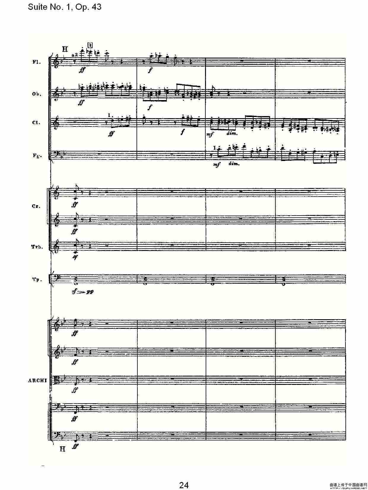 Suite No.1, Op.43   第一套曲,Op.43第五乐章（一）其它曲谱（图13）