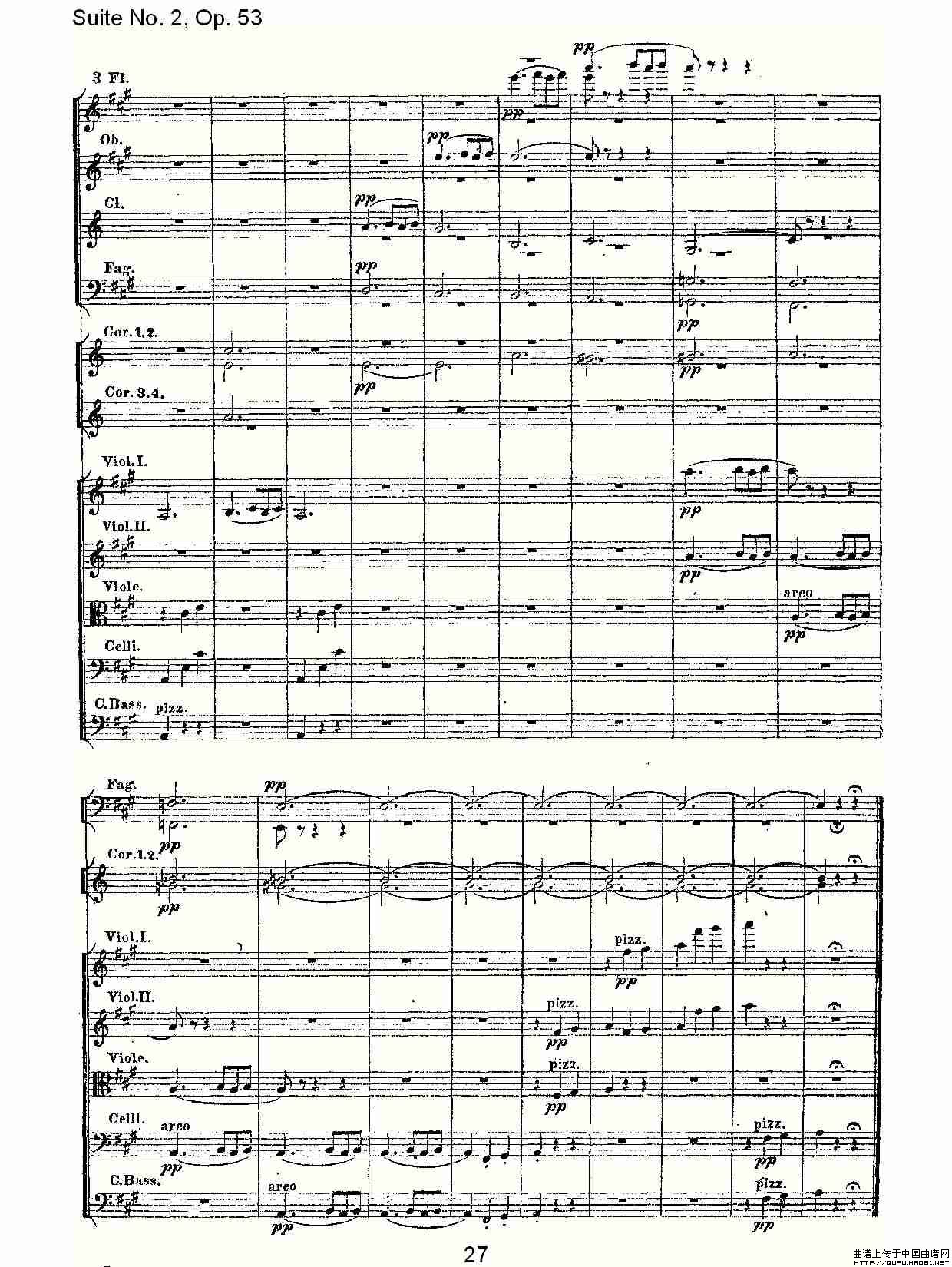 Suite No. 2, Op.53  第二套曲,Op.53第二乐章其它曲谱（图14）