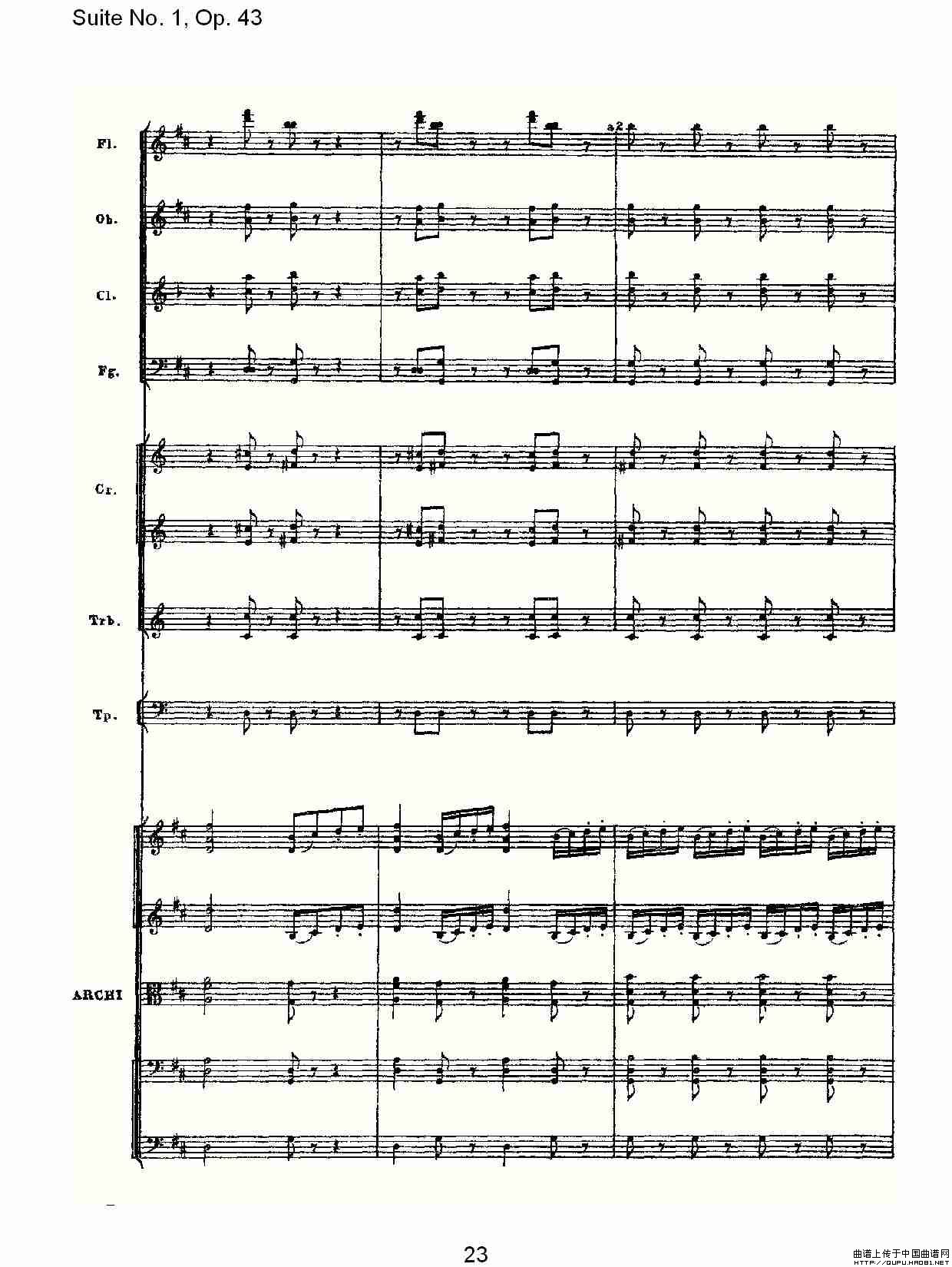 Suite No.1, Op.43   第一套曲,Op.43第六乐章其它曲谱（图12）