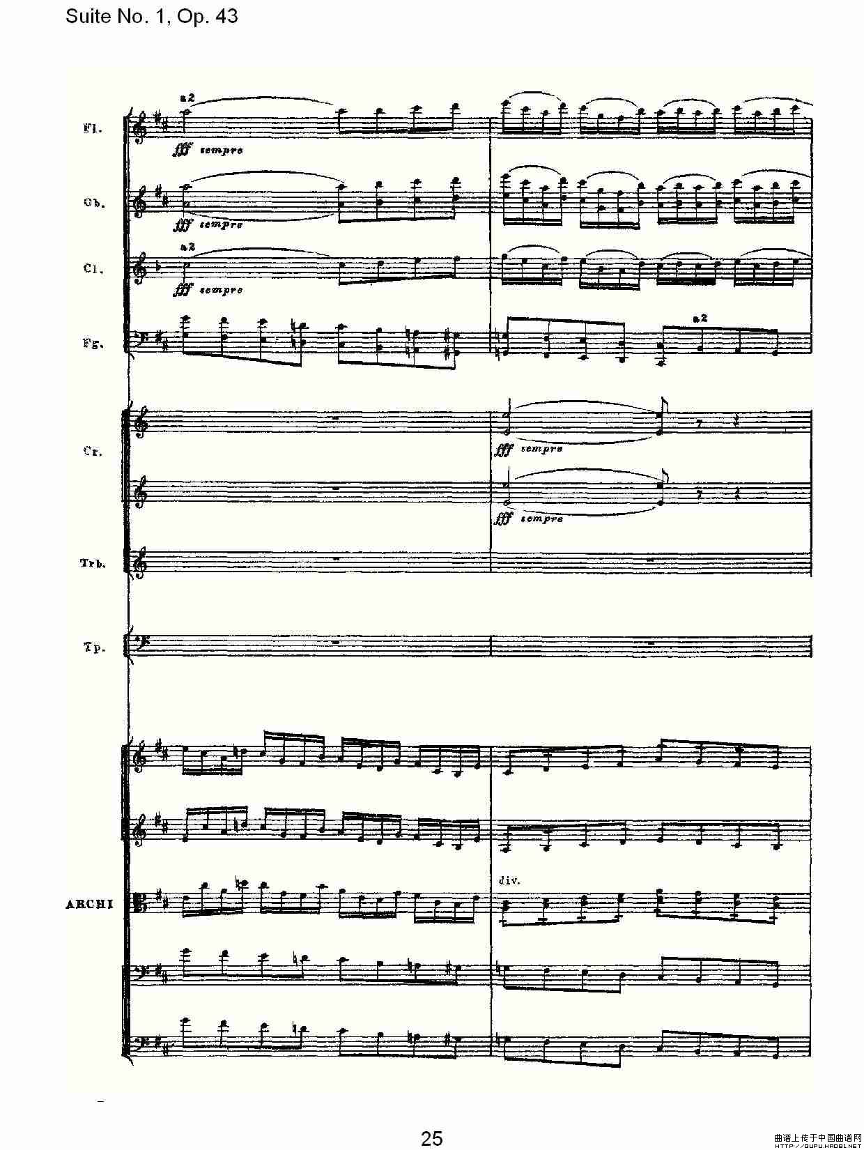 Suite No.1, Op.43   第一套曲,Op.43第六乐章其它曲谱（图13）