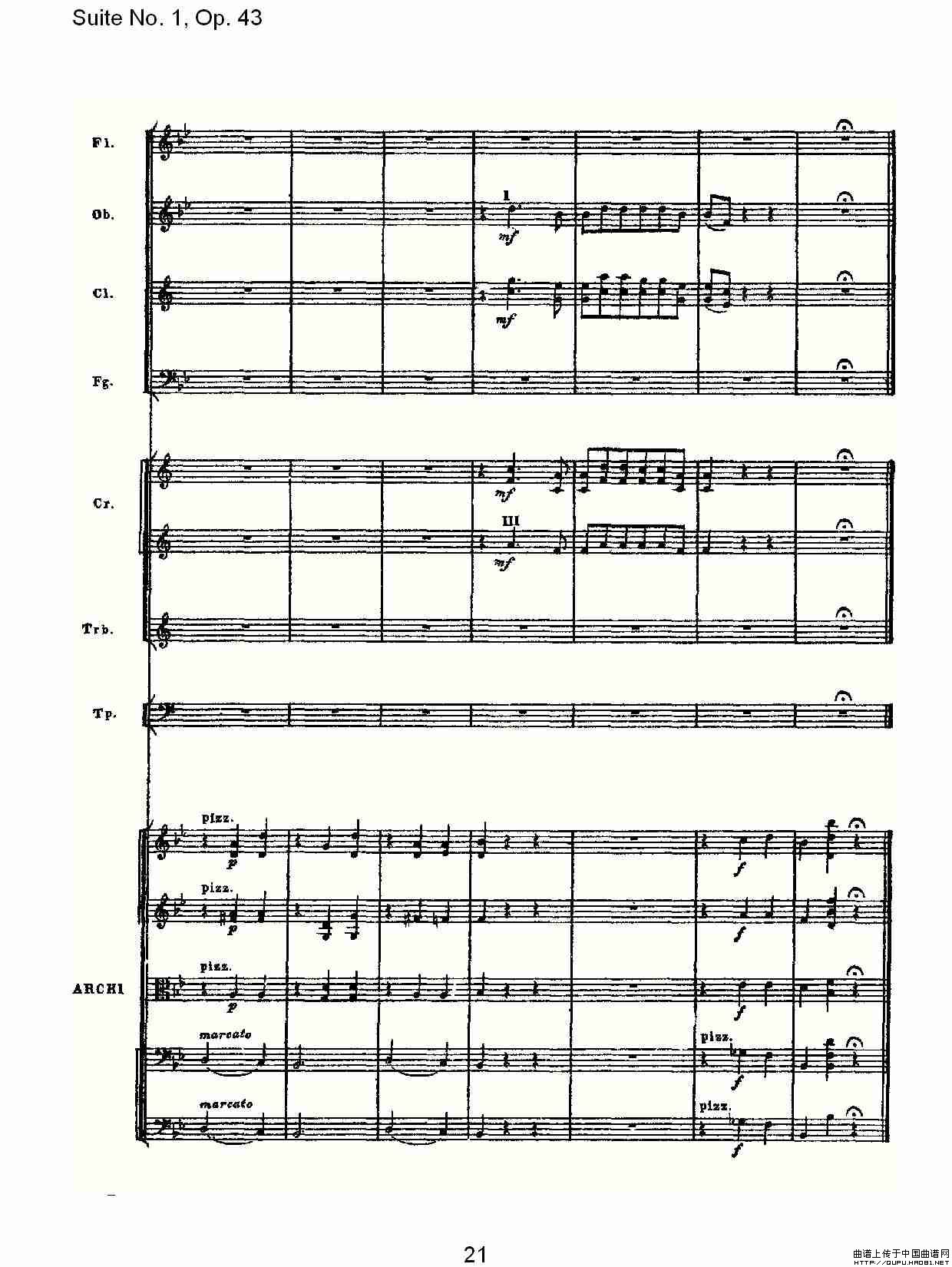 Suite No.1, Op.43   第一套曲,Op.43第二乐章其它曲谱（图11）