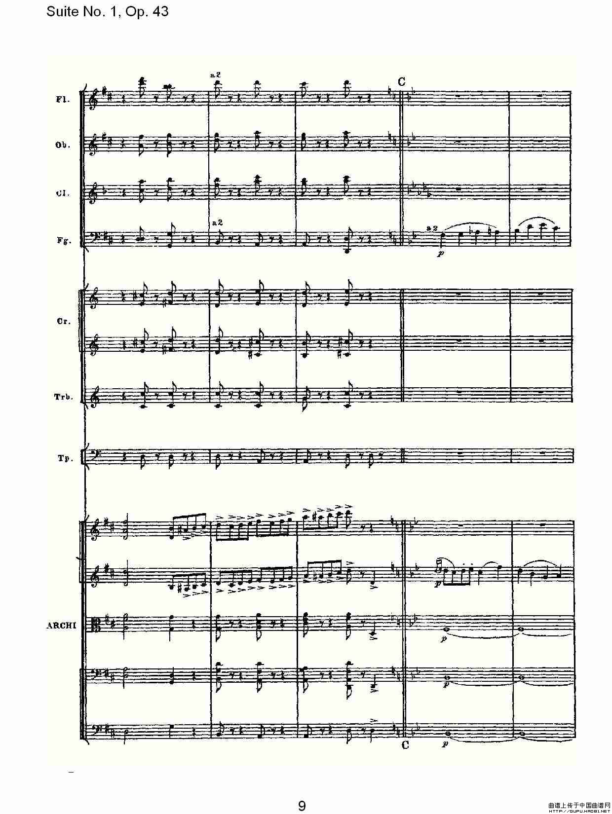Suite No.1, Op.43   第一套曲,Op.43第六乐章其它曲谱（图5）