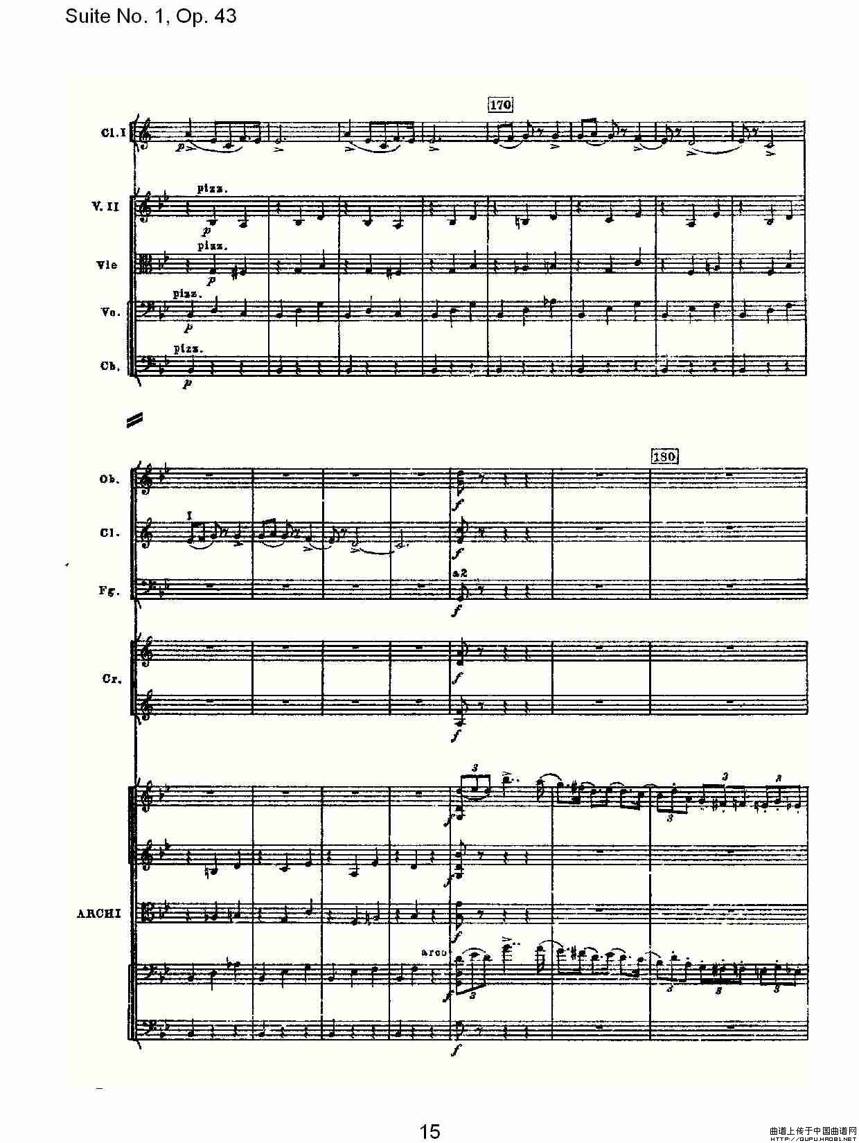Suite No.1, Op.43   第一套曲,Op.43第二乐章其它曲谱（图8）