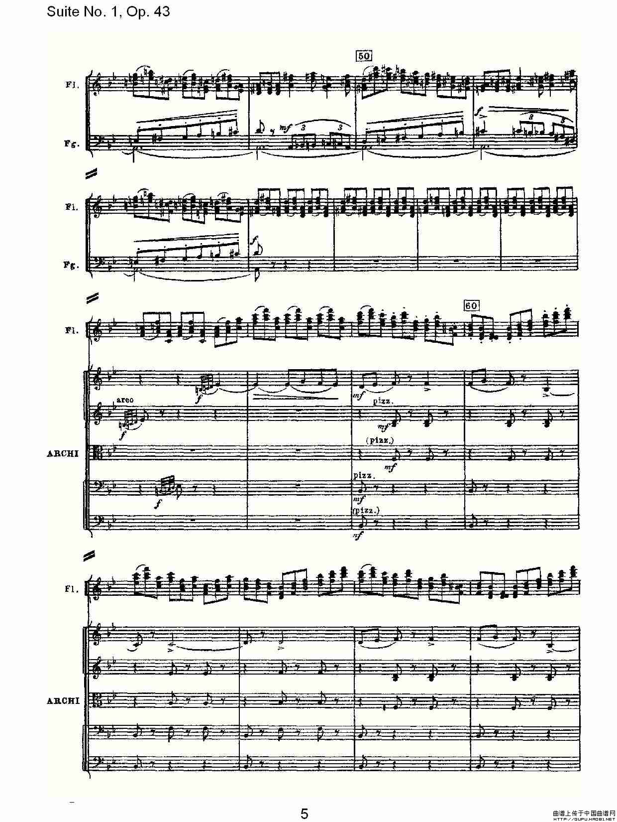 Suite No.1, Op.43   第一套曲,Op.43第二乐章其它曲谱（图3）