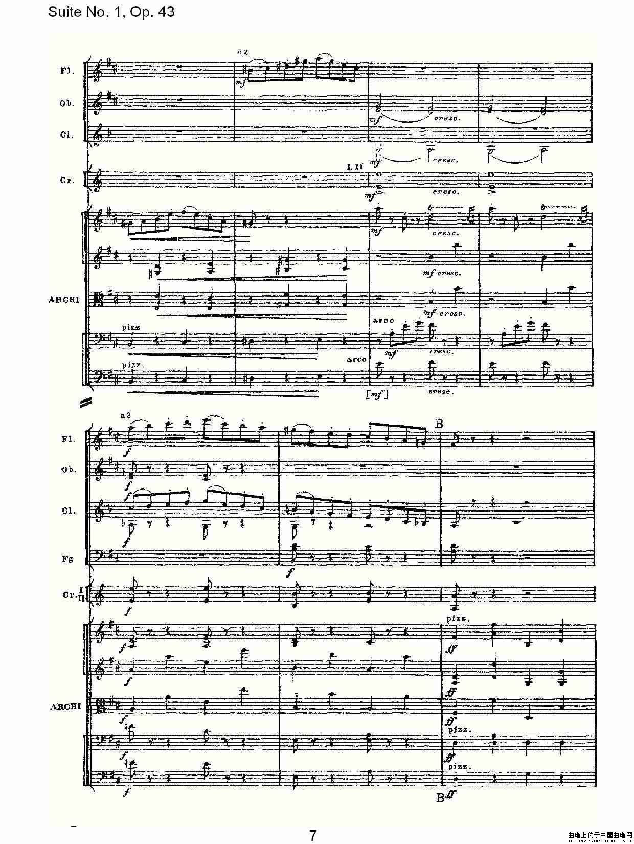 Suite No.1, Op.43   第一套曲,Op.43第六乐章其它曲谱（图4）
