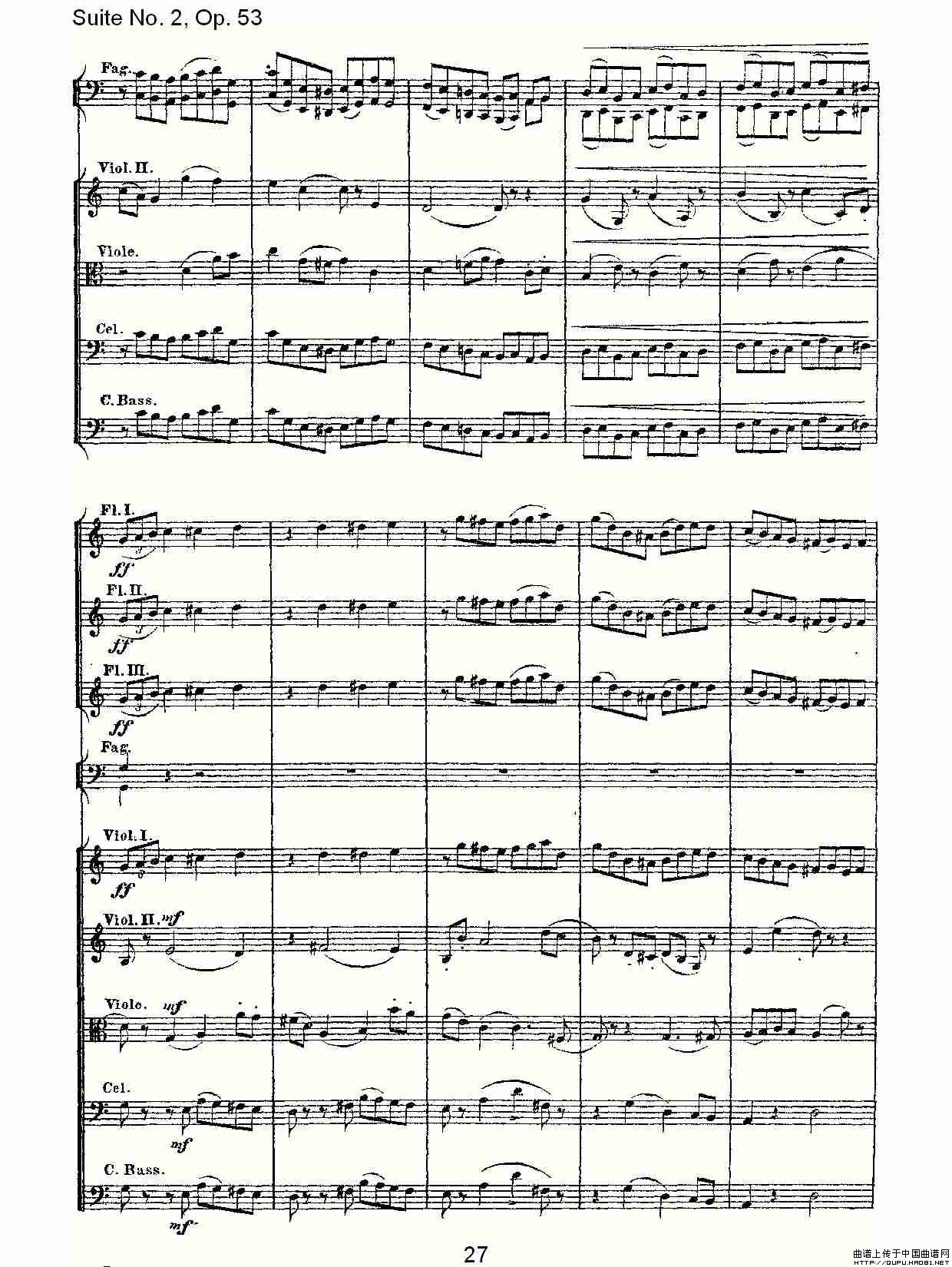 Suite No. 2, Op.53  第二套曲,Op.53第一乐章（一）其它曲谱（图14）