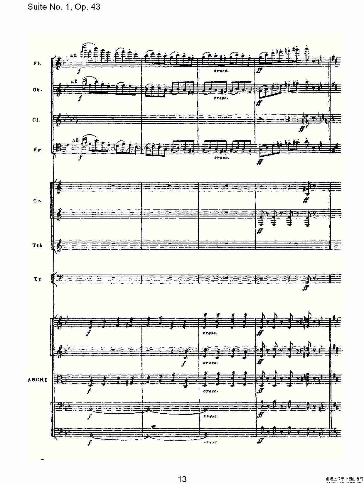 Suite No.1, Op.43   第一套曲,Op.43第六乐章其它曲谱（图7）