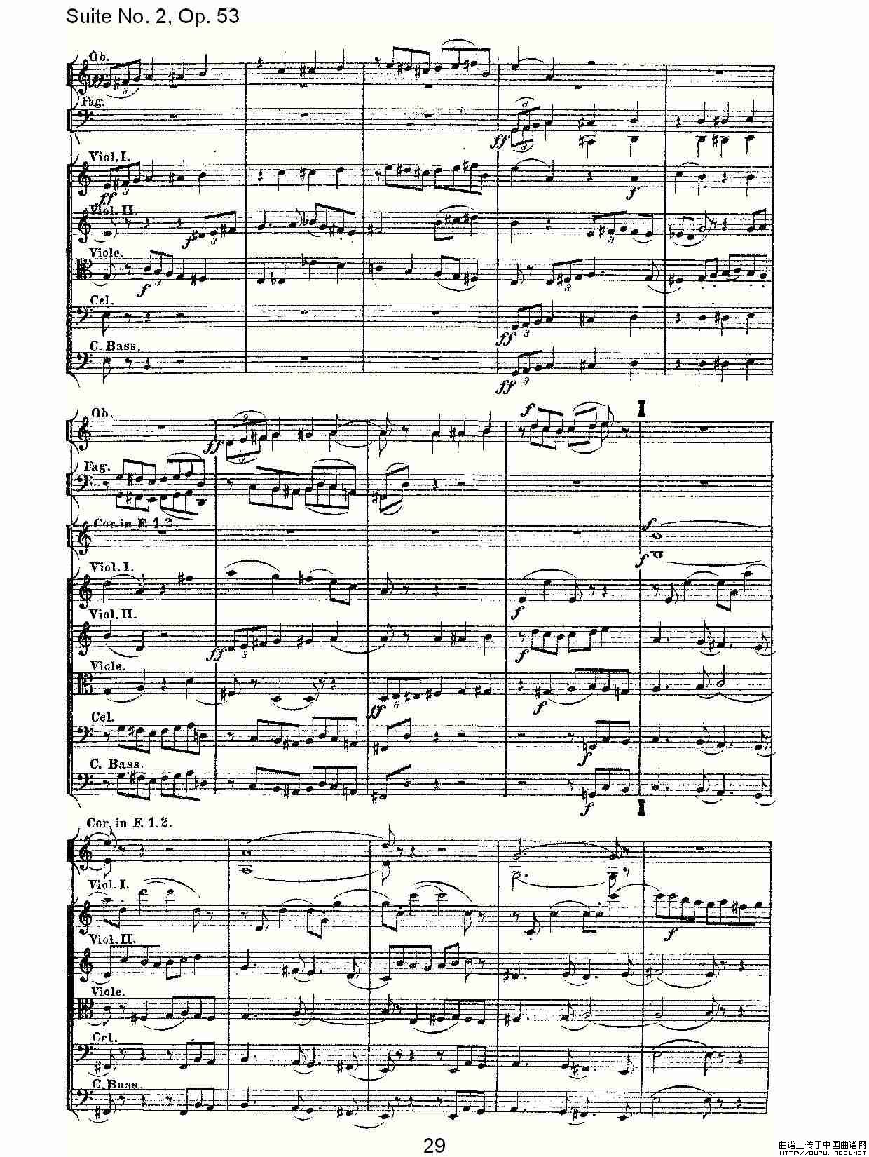 Suite No. 2, Op.53  第二套曲,Op.53第一乐章（一）其它曲谱（图15）