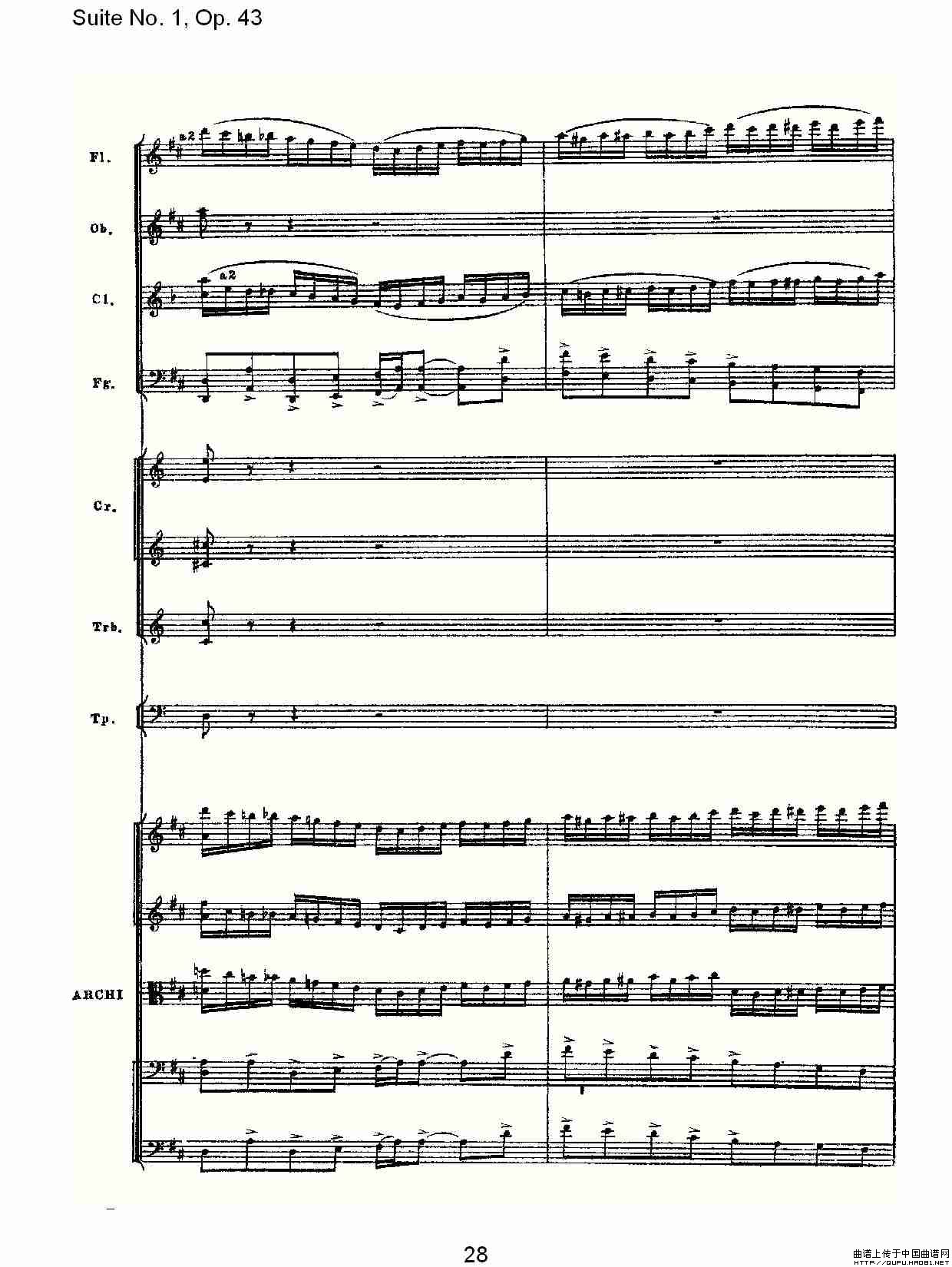 Suite No.1, Op.43   第一套曲,Op.43第六乐章其它曲谱（图14）