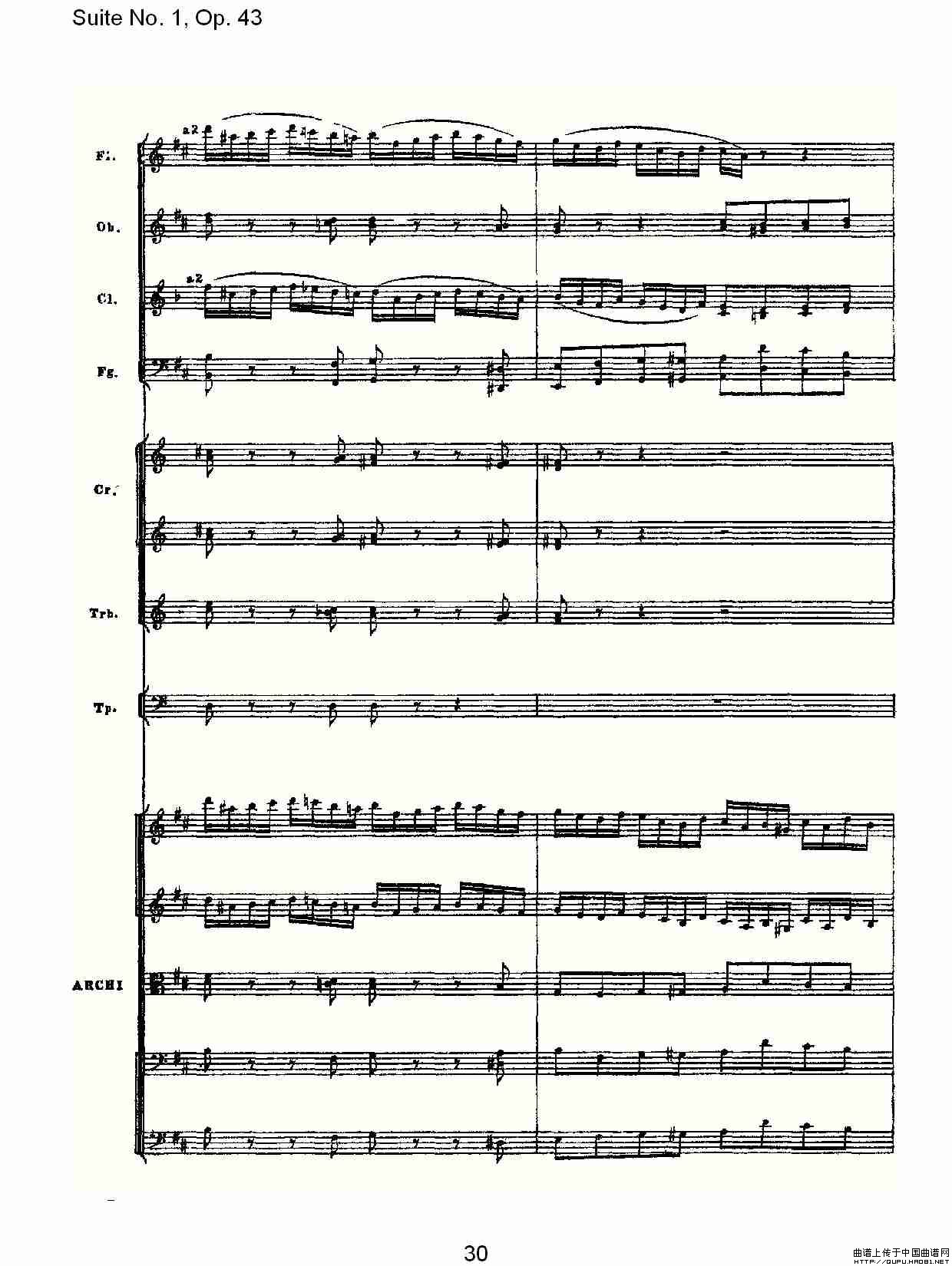Suite No.1, Op.43   第一套曲,Op.43第六乐章其它曲谱（图15）
