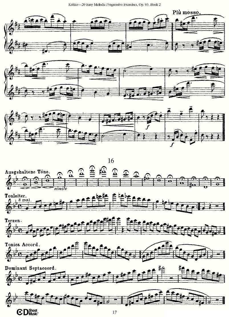 柯勒练习曲作品93号（二）其它曲谱（图17）