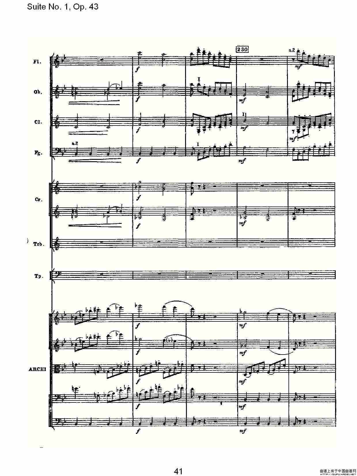 Suite No.1, Op.43   第一套曲,Op.43第五乐章（二）其它曲谱（图6）
