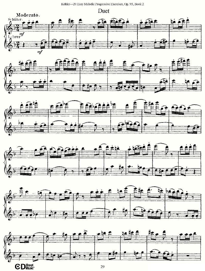 柯勒练习曲作品93号（二）其它曲谱（图29）