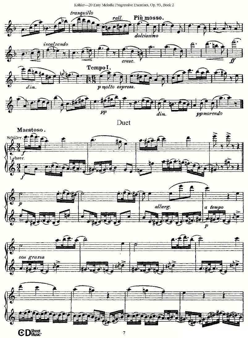柯勒练习曲作品93号（二）其它曲谱（图7）