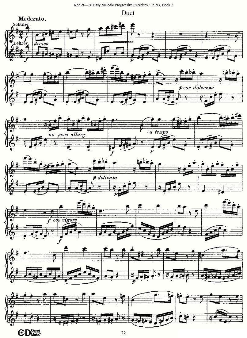 柯勒练习曲作品93号（二）其它曲谱（图22）