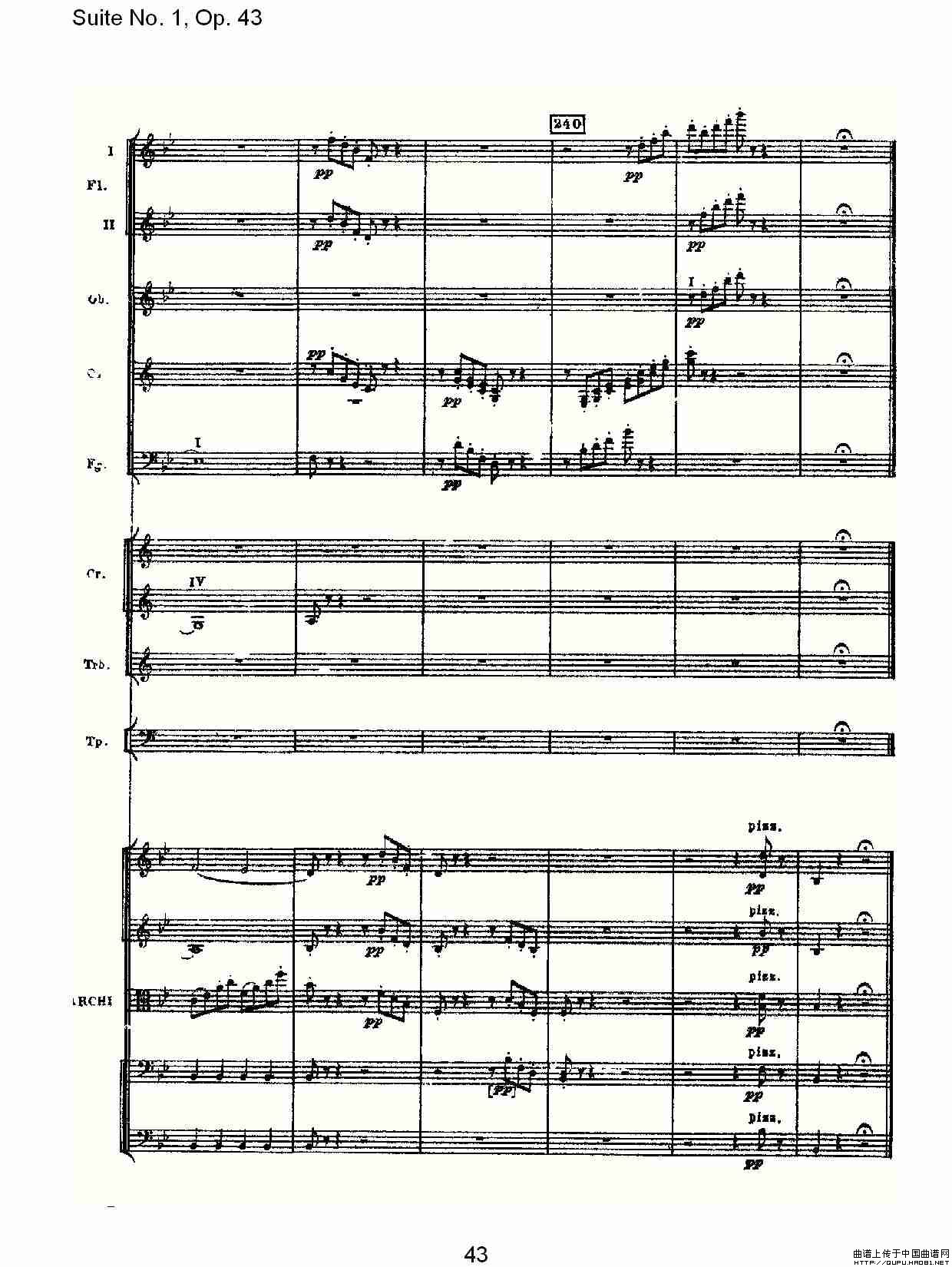 Suite No.1, Op.43   第一套曲,Op.43第五乐章（二）其它曲谱（图7）