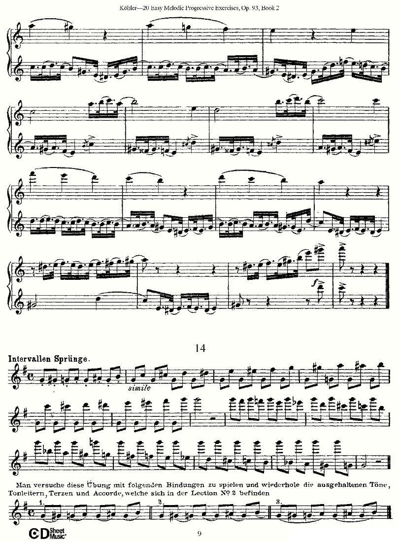 柯勒练习曲作品93号（二）其它曲谱（图9）