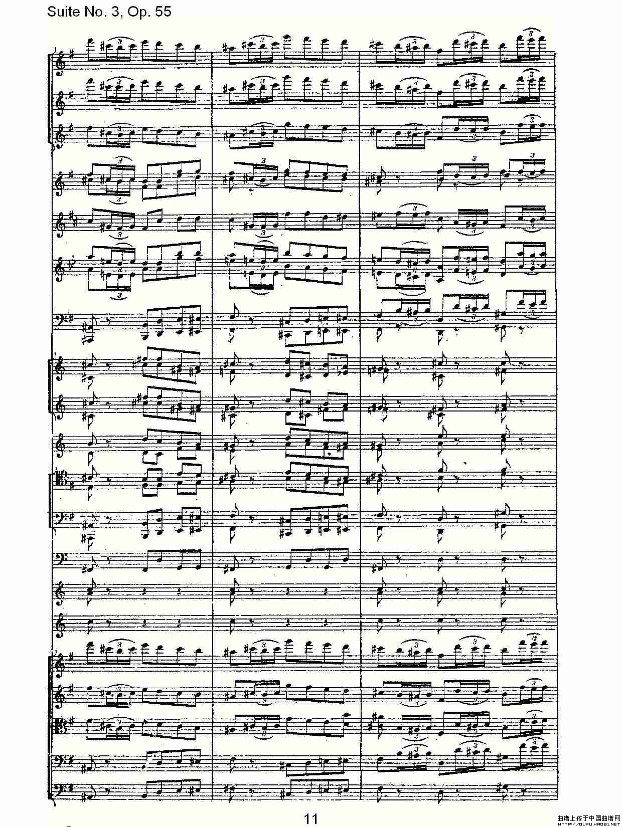 Suite No. 3, Op.55  第三套曲,Op.55第四乐章第二部（一）其它曲谱（图6）